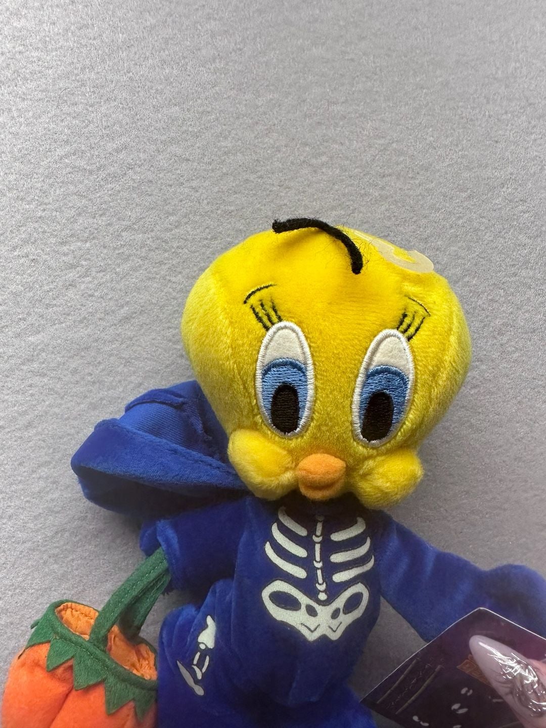 Tweety Bird Skeleton and Indian Bean Bag Plush Toys New With Tags 2