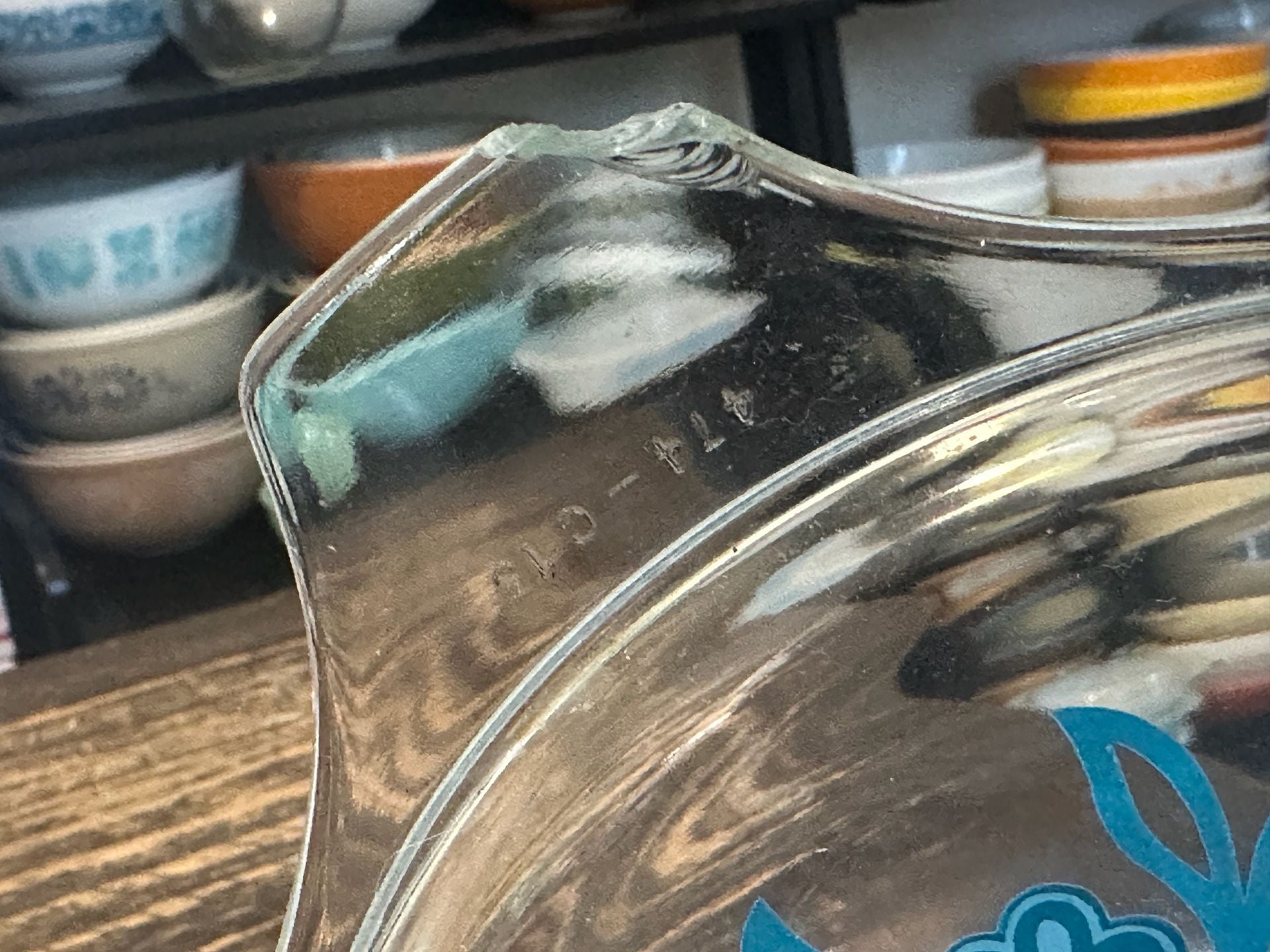 Pyrex Blue Horizon Promo 475 Casserole Dish With Decorated Lid 2