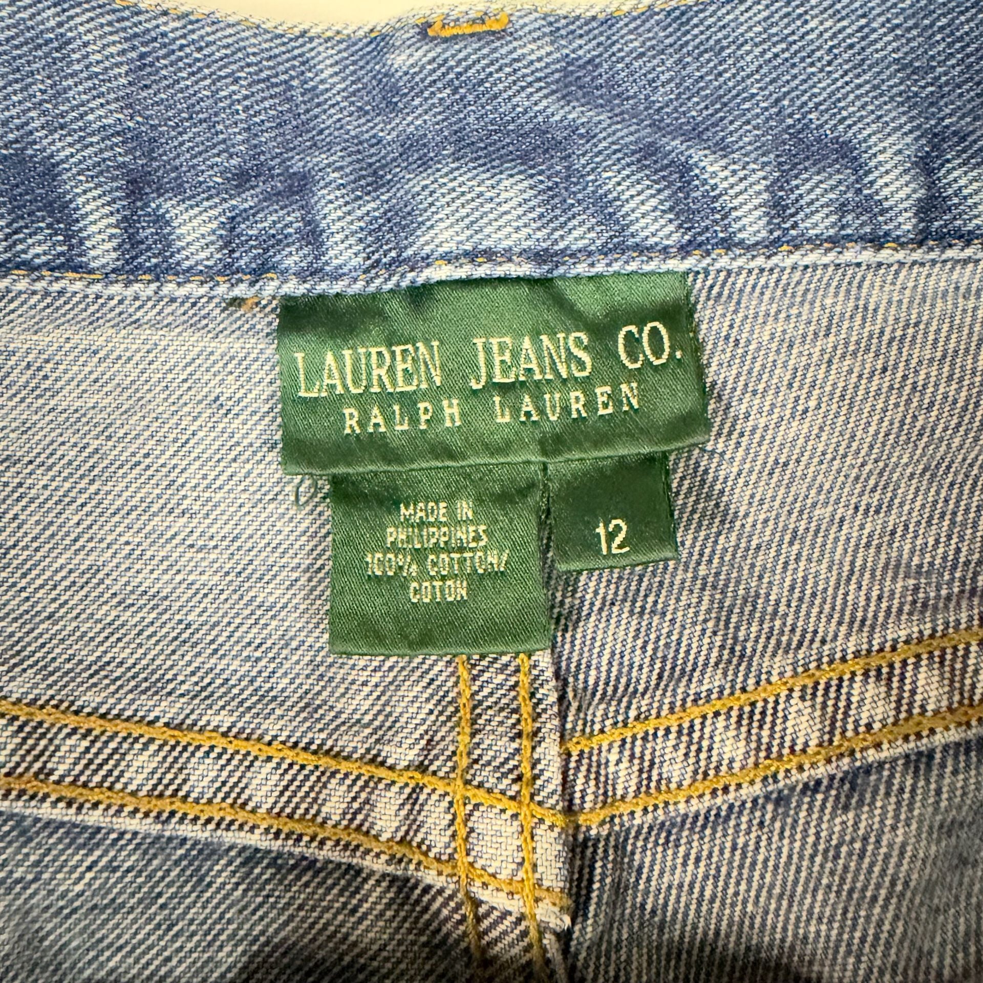 Lauren Jeans Co. Ralph Lauren Jeans Size 12 Blue Straight Leg 3