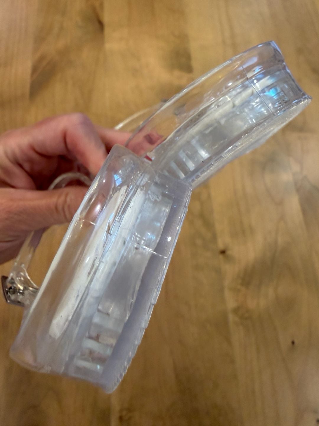 Top Moda Clear Jelly Flats Size 6 Cage Sandals 9