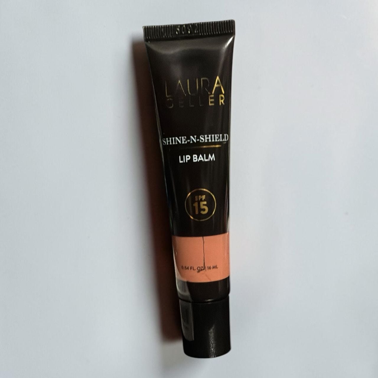 Laura Geller Shine-N-Shield Lip Balm SPF 15 Golden Hour 0.54 FL OZ New 3