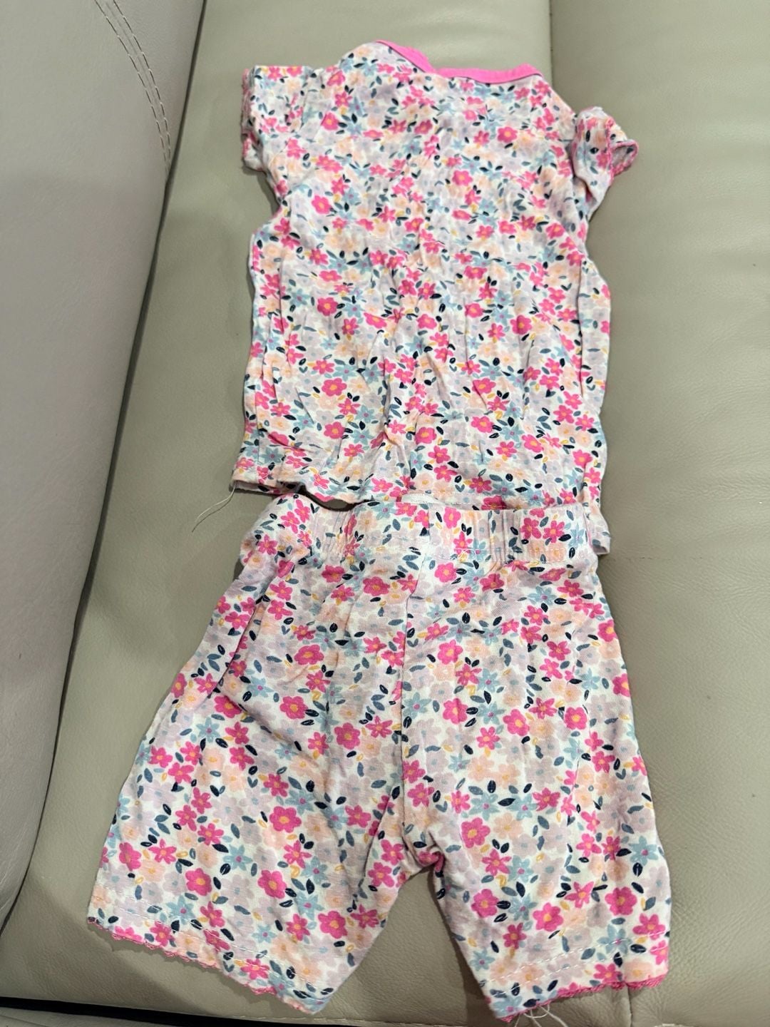 Milkberry bamboo pajama bundle play 18 months flower floral butterfly 4