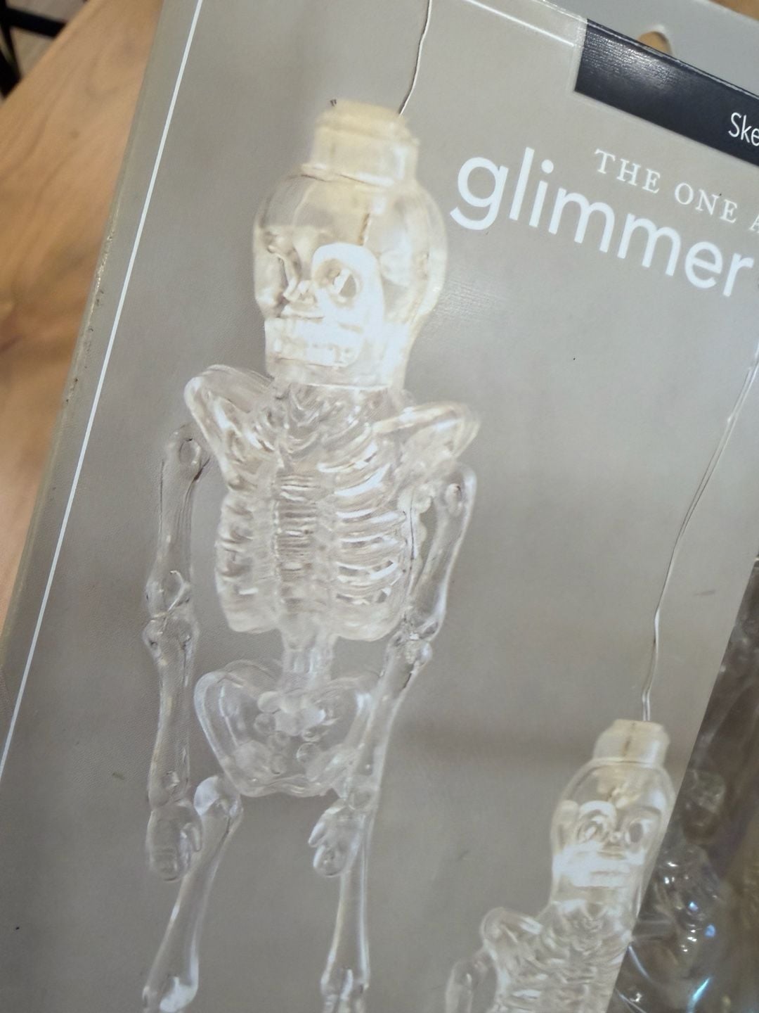 Pier 1 Imports Skeleton Glimmer Strings LED Lights 10 Ft 3