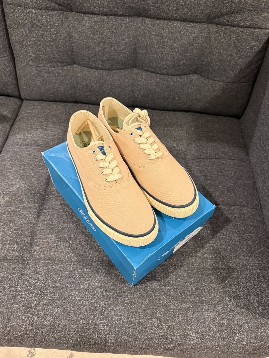 10.5M - Sperry Top-Sider Canvas Sneakers Tan 6