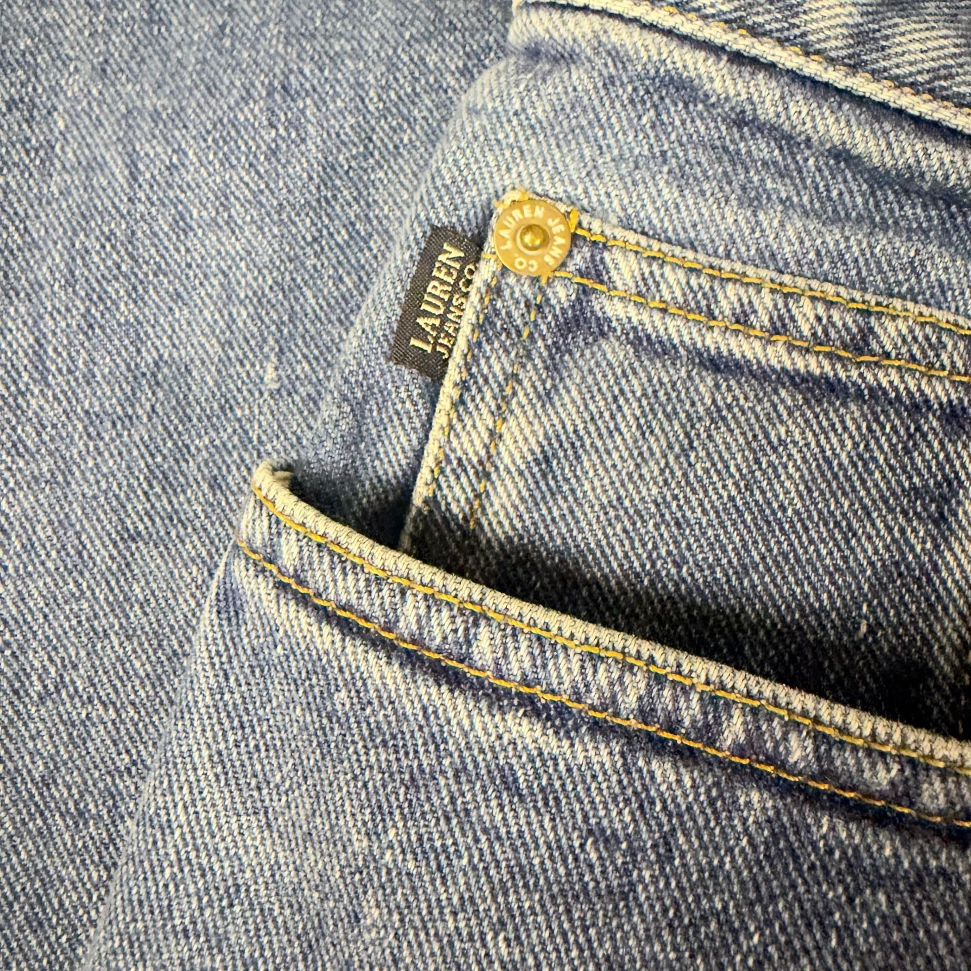 Lauren Jeans Co. Ralph Lauren Jeans Size 12 Blue Straight Leg 4