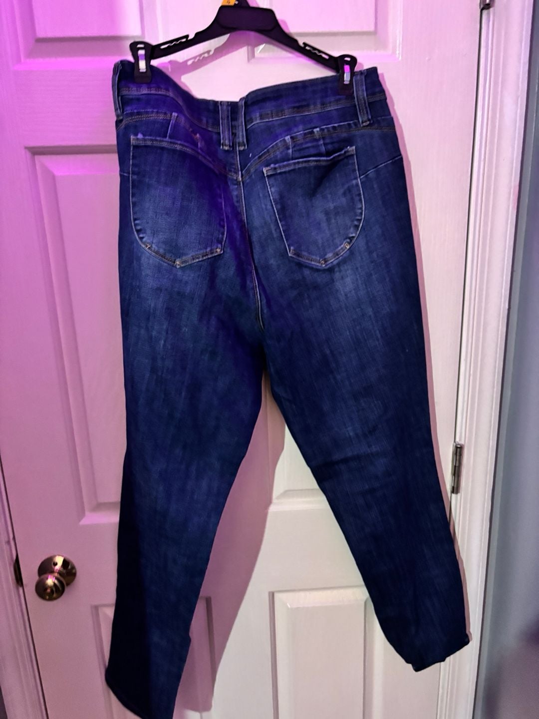 WBB Royalty Distressed Skinny Jeans Dark Wash 16 4