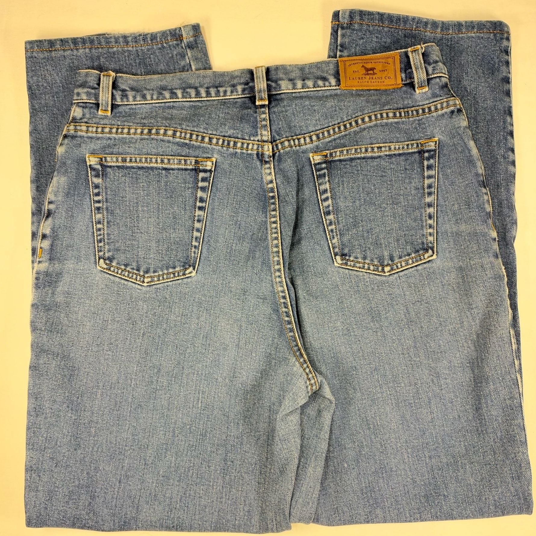 Lauren Jeans Co. Ralph Lauren Jeans Size 12 Blue Straight Leg 6