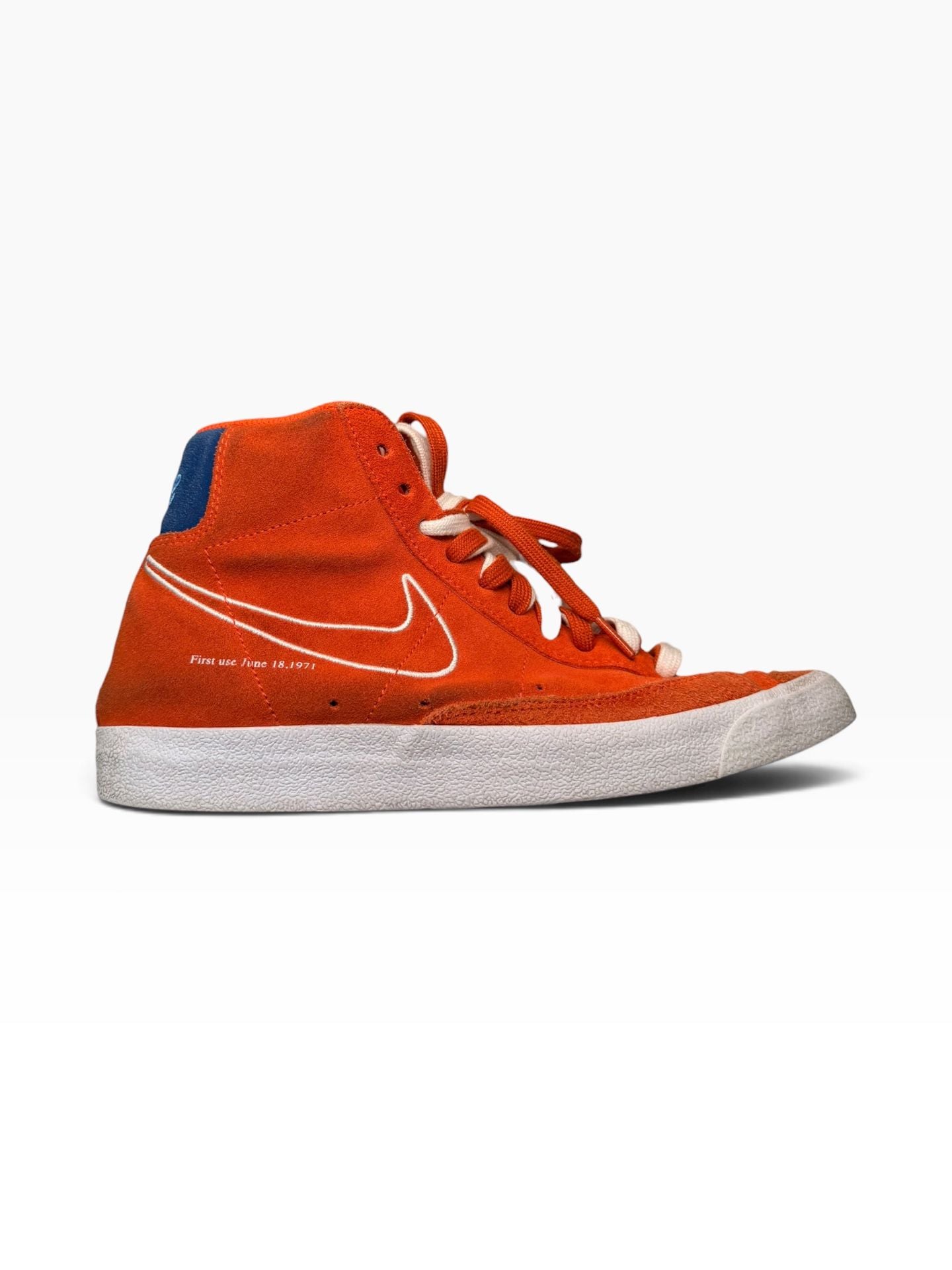 Nike Blazer Mid '77 First Use Orange Suede Sneakers 3
