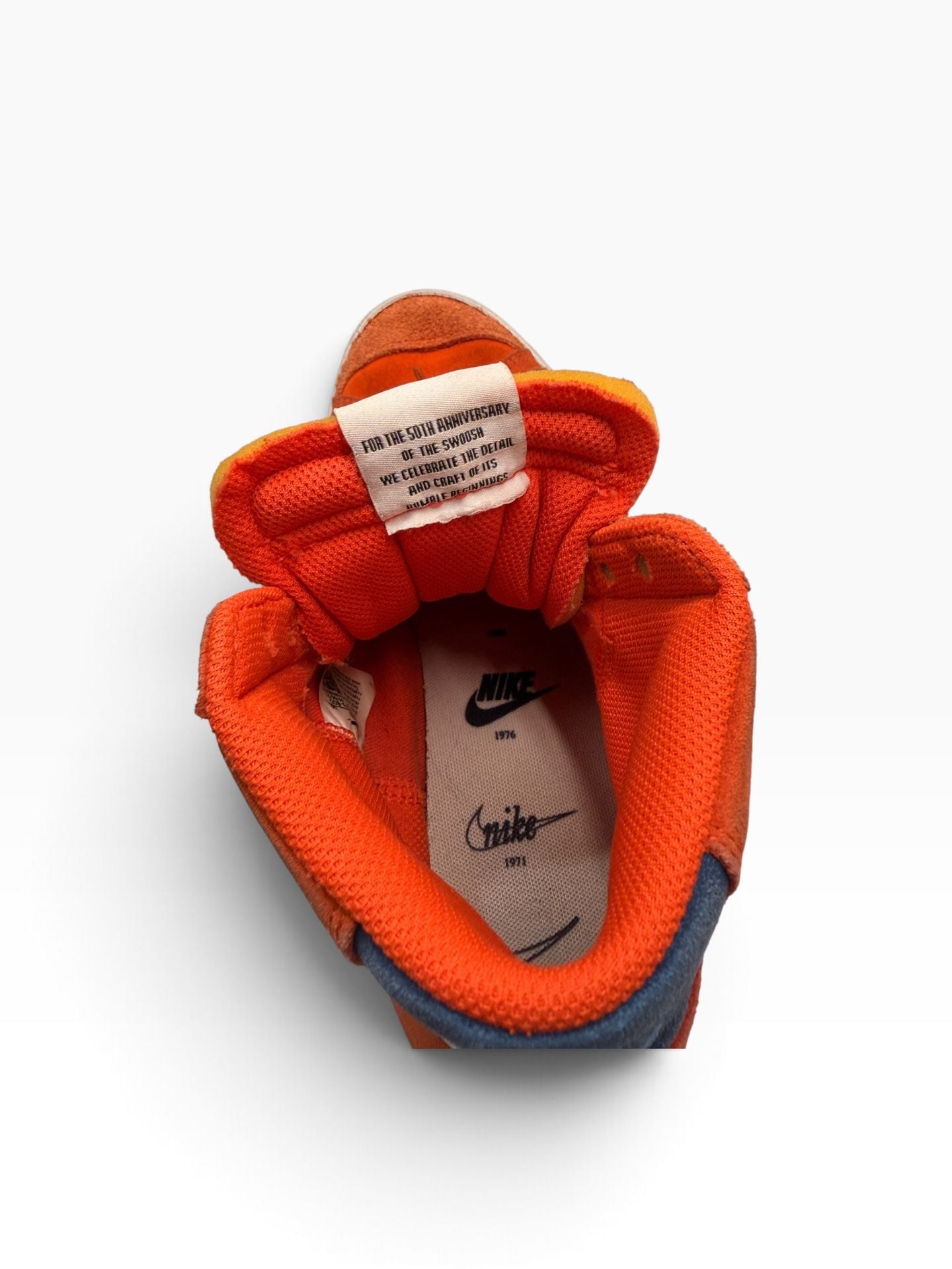 Nike Blazer Mid '77 First Use Orange Suede Sneakers 5