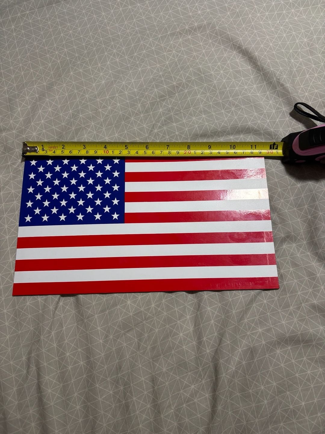 American Flag Magnetic Decal Bumper Sticker 11.5x6.75 inches 3