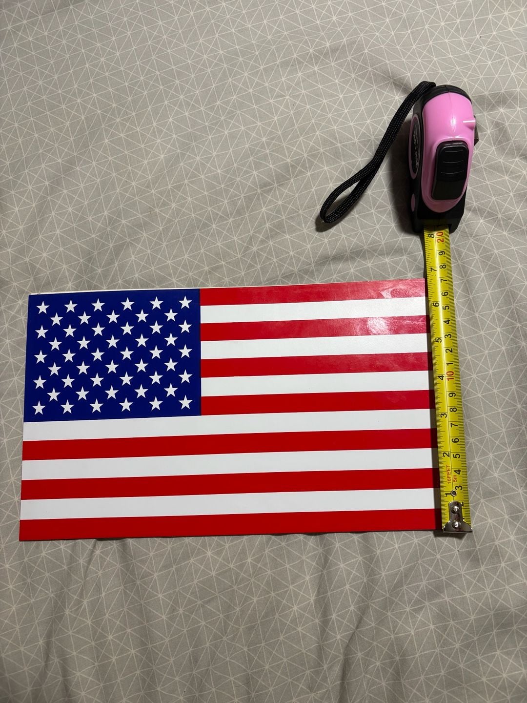 American Flag Magnetic Decal Bumper Sticker 11.5x6.75 inches 4