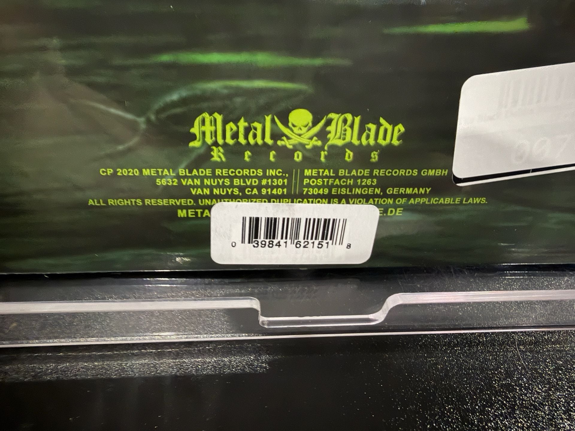 The Black Dahlia Murder Verminous Vinyl LP Green W/ Black Smoke 3