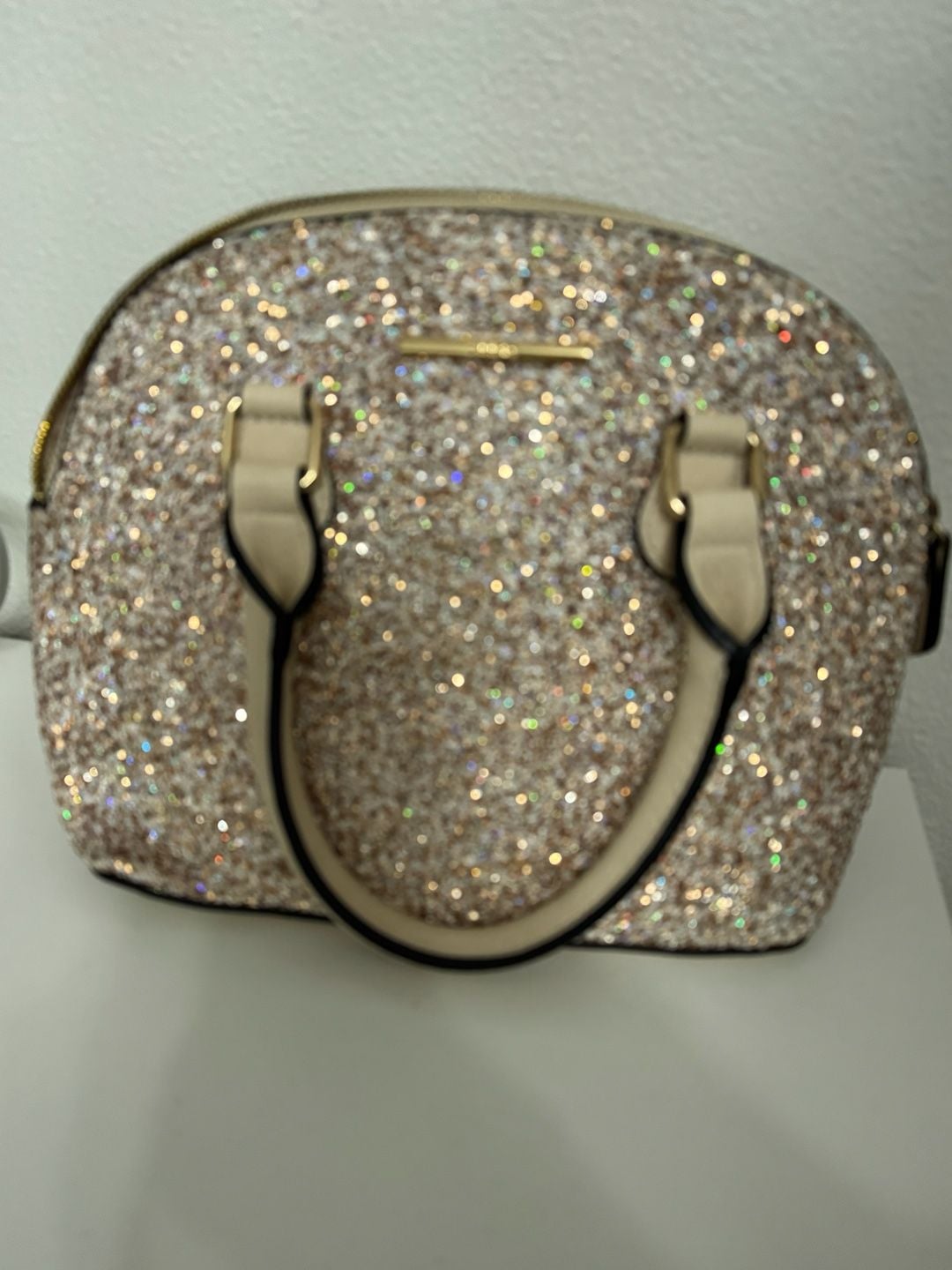ALDO Glitter Bag Gold 2