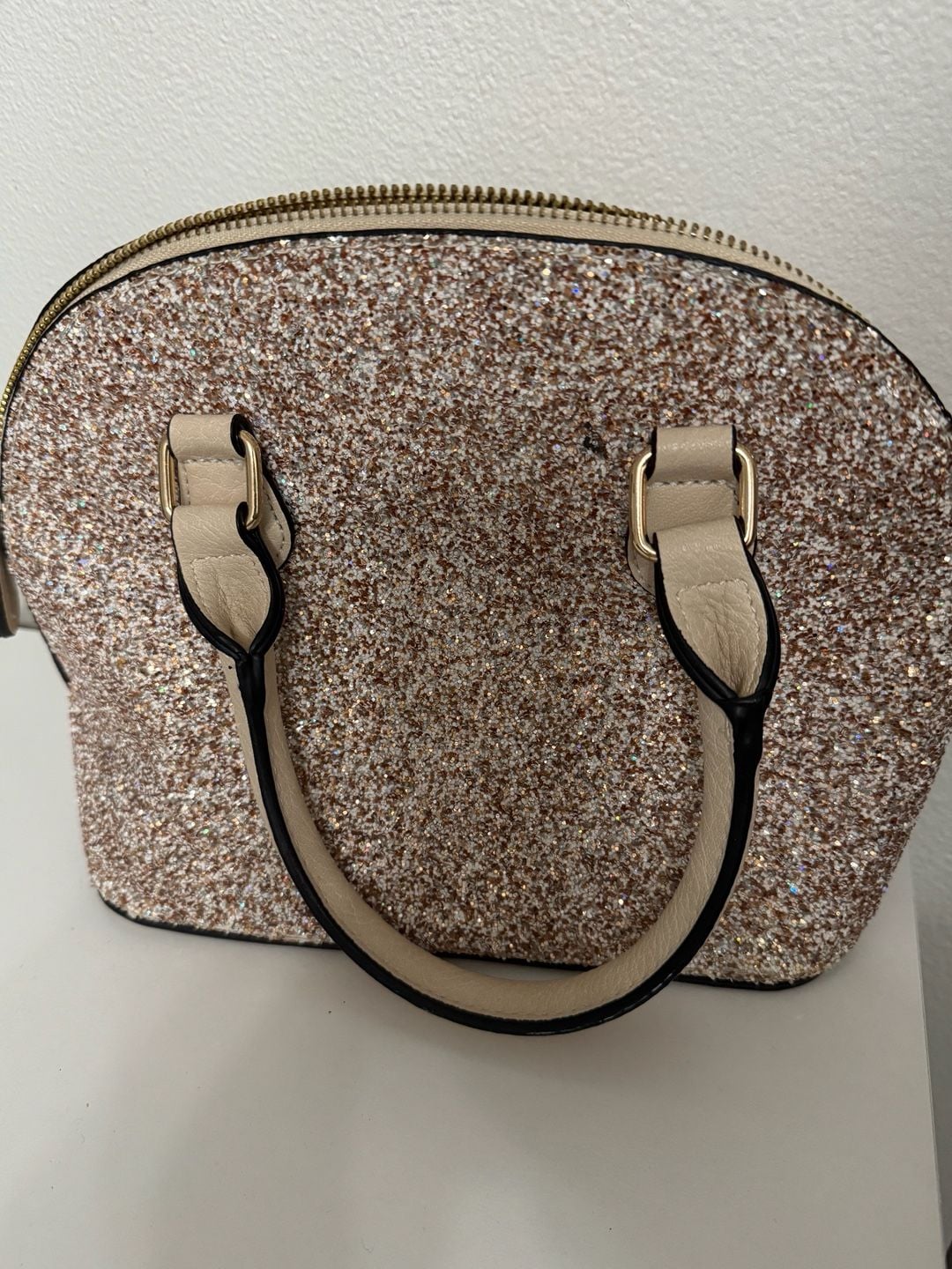 ALDO Glitter Bag Gold 4