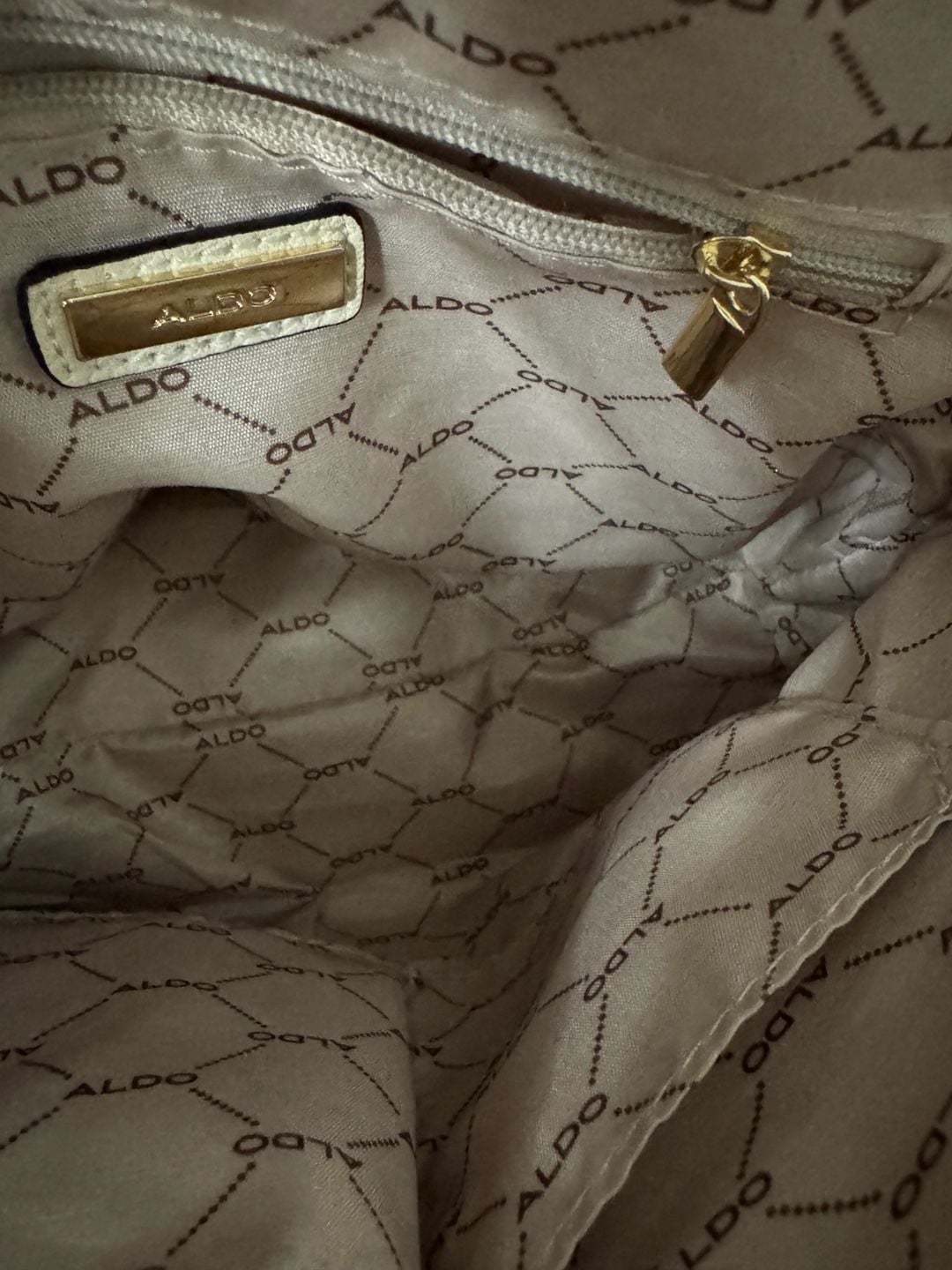 ALDO Glitter Bag Gold 5