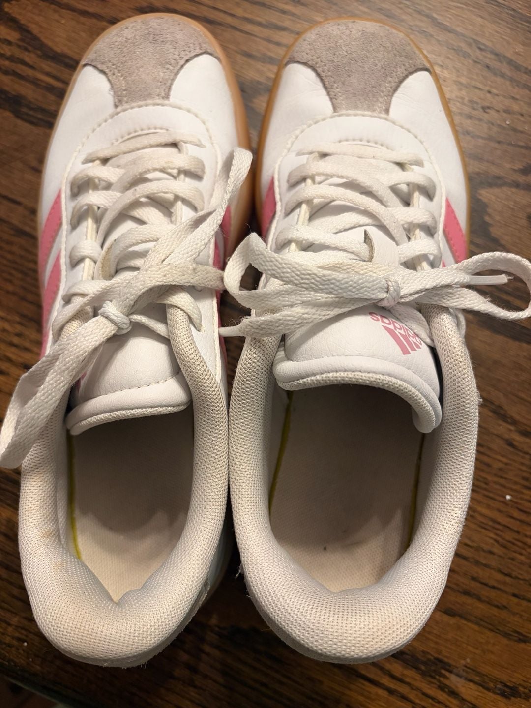 Adidas Sneakers White Pink Gum Sole 5
