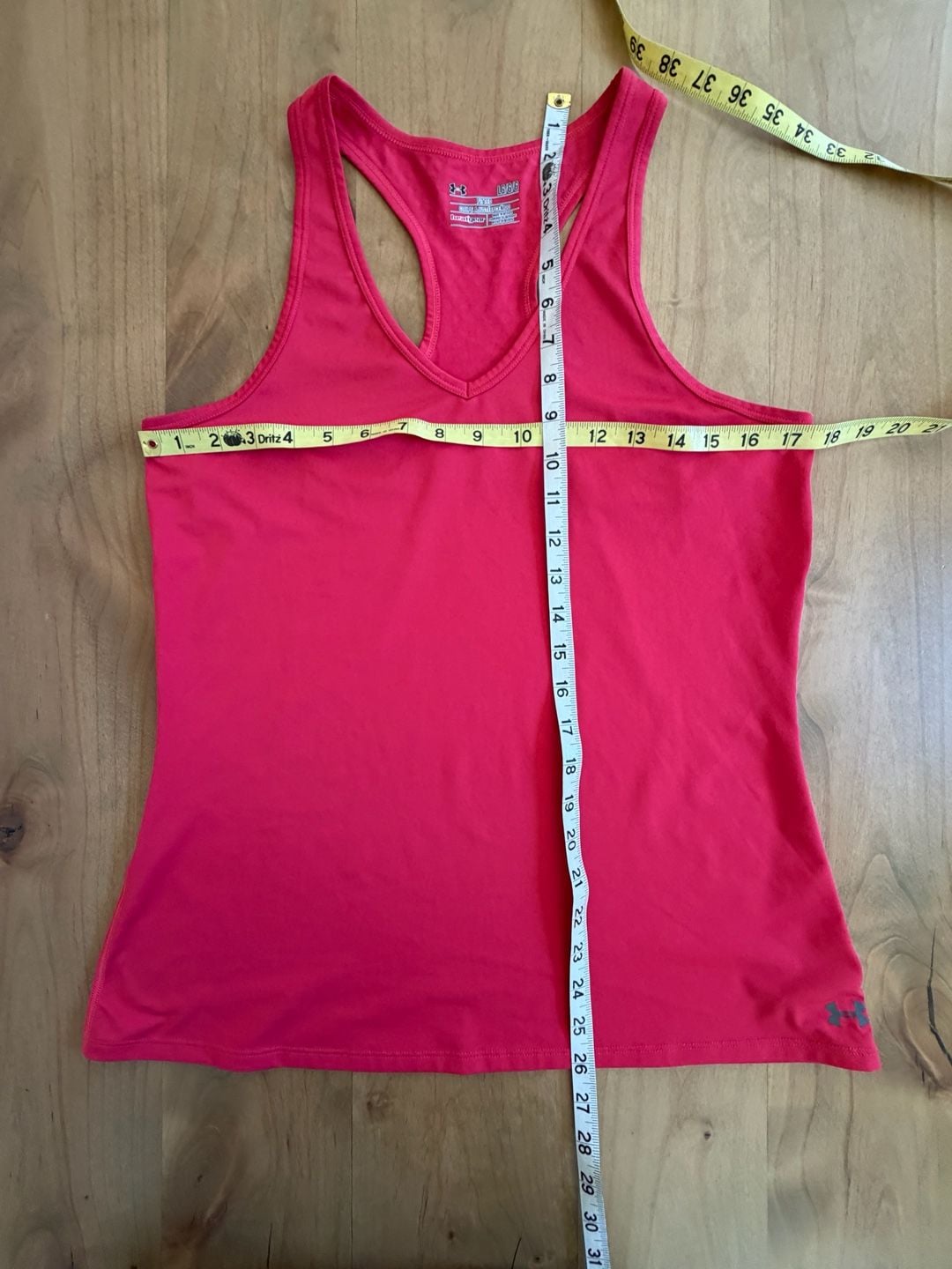 Under Armour HeatGear Tank Top Size LG Red Racerback 3
