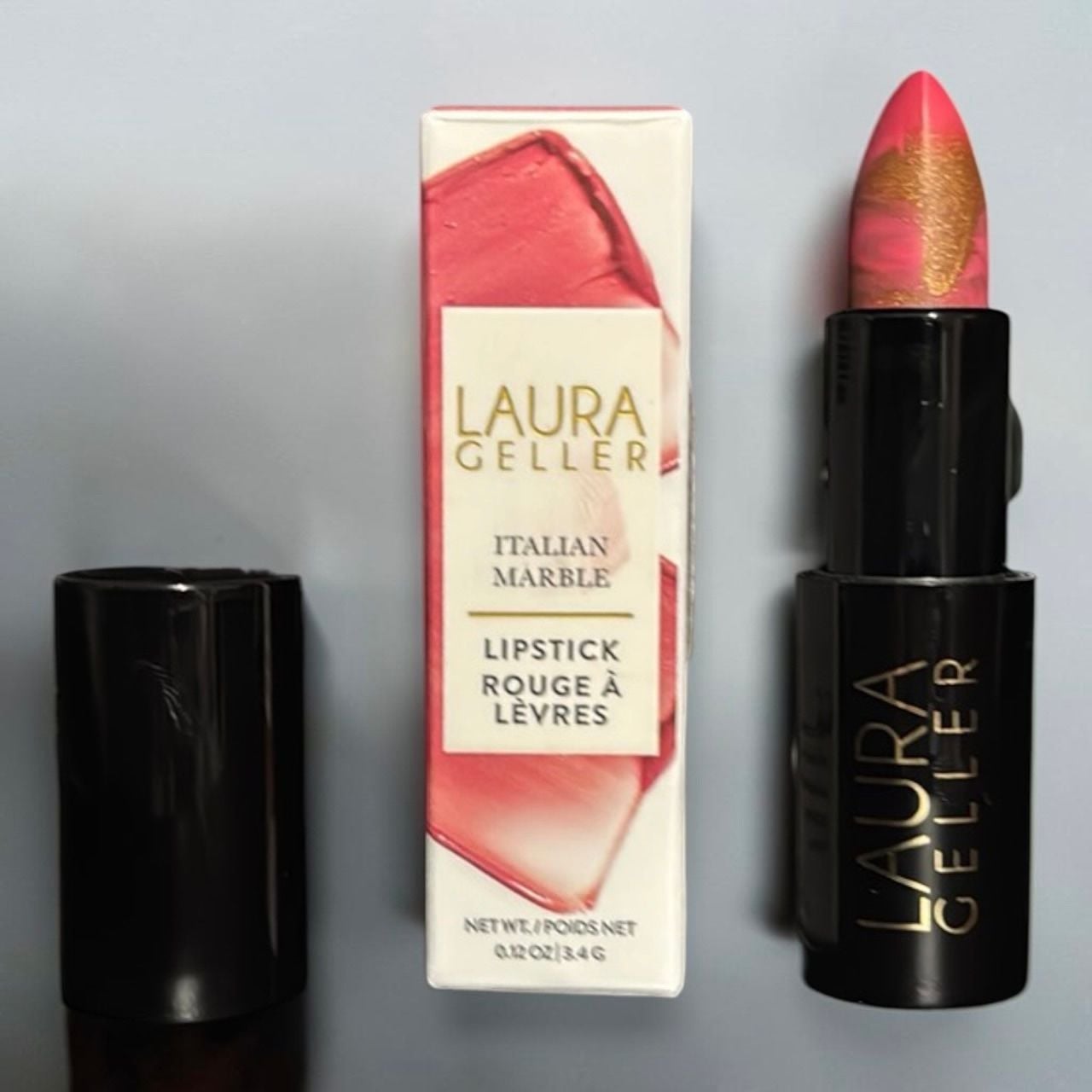 Laura Geller Italian Marble Lipstick Strawberry Toffee New In Box 1
