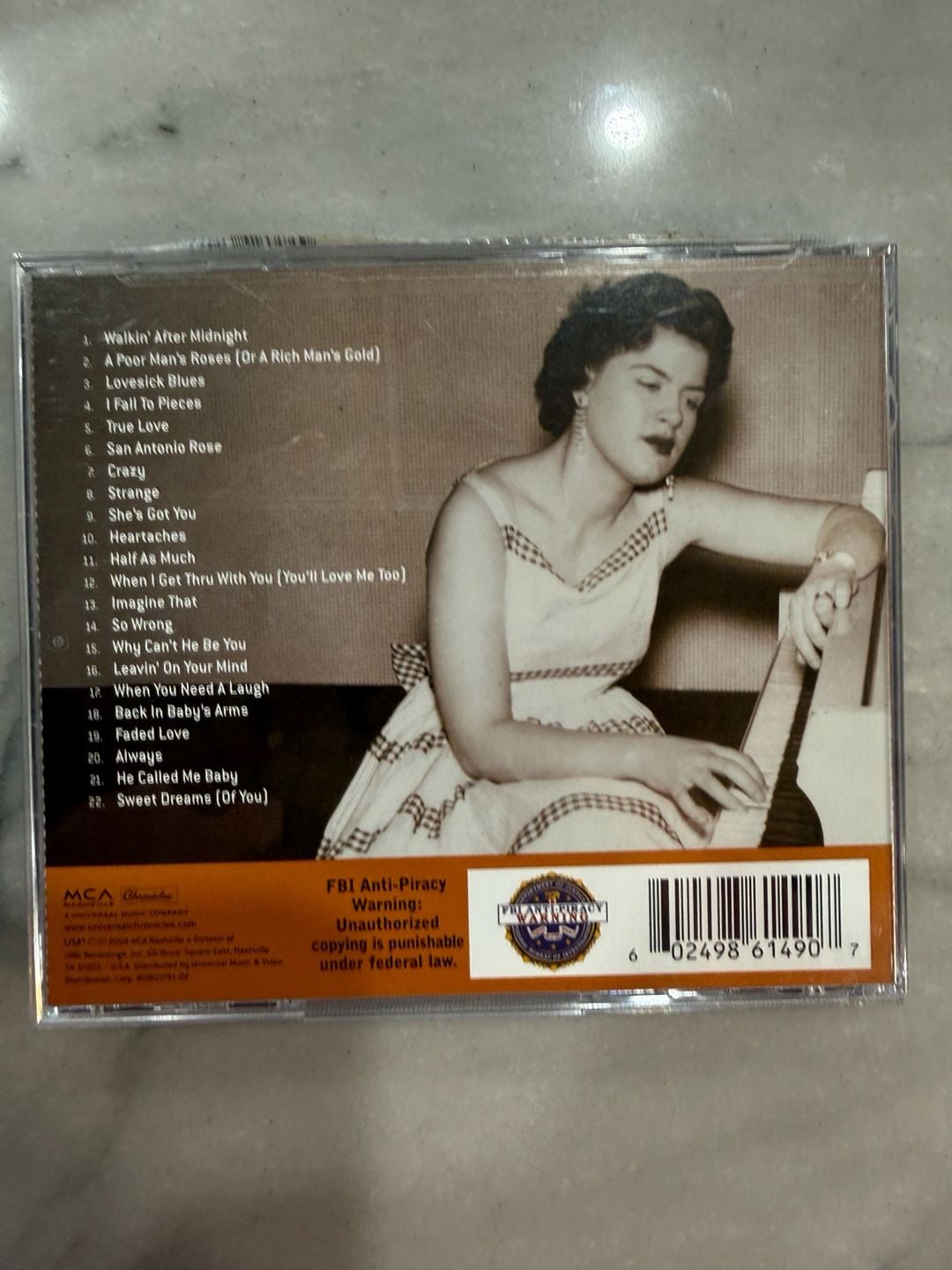 Patsy Cline The Definitive Collection Audio CD 2