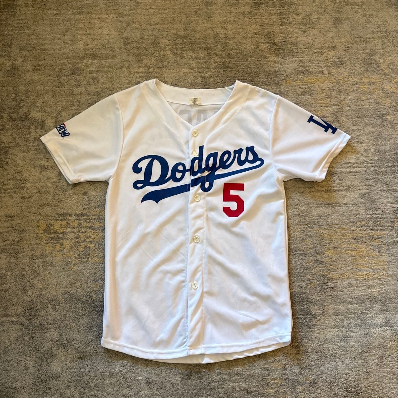 MLB Los Angeles Dodgers Corey Seager 5 Jersey White Youth XL 3