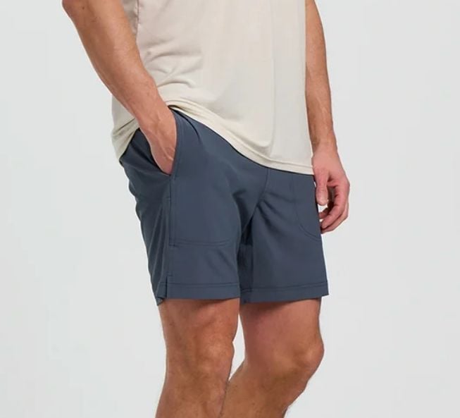 Free Fly Breeze Shorts Size L Gray Performance Athletic 7 in 2