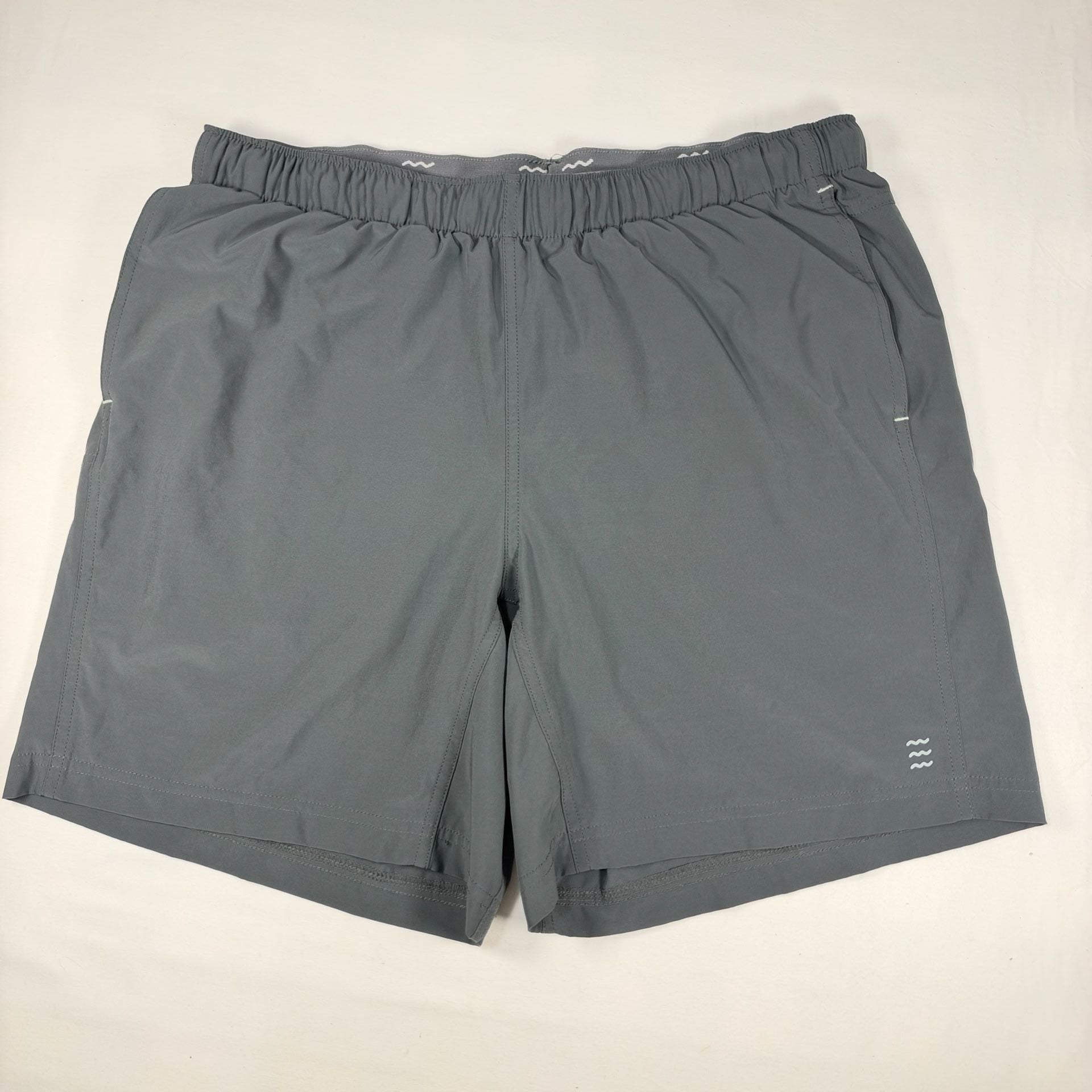 Free Fly Breeze Shorts Size L Gray Performance Athletic 7 in 3