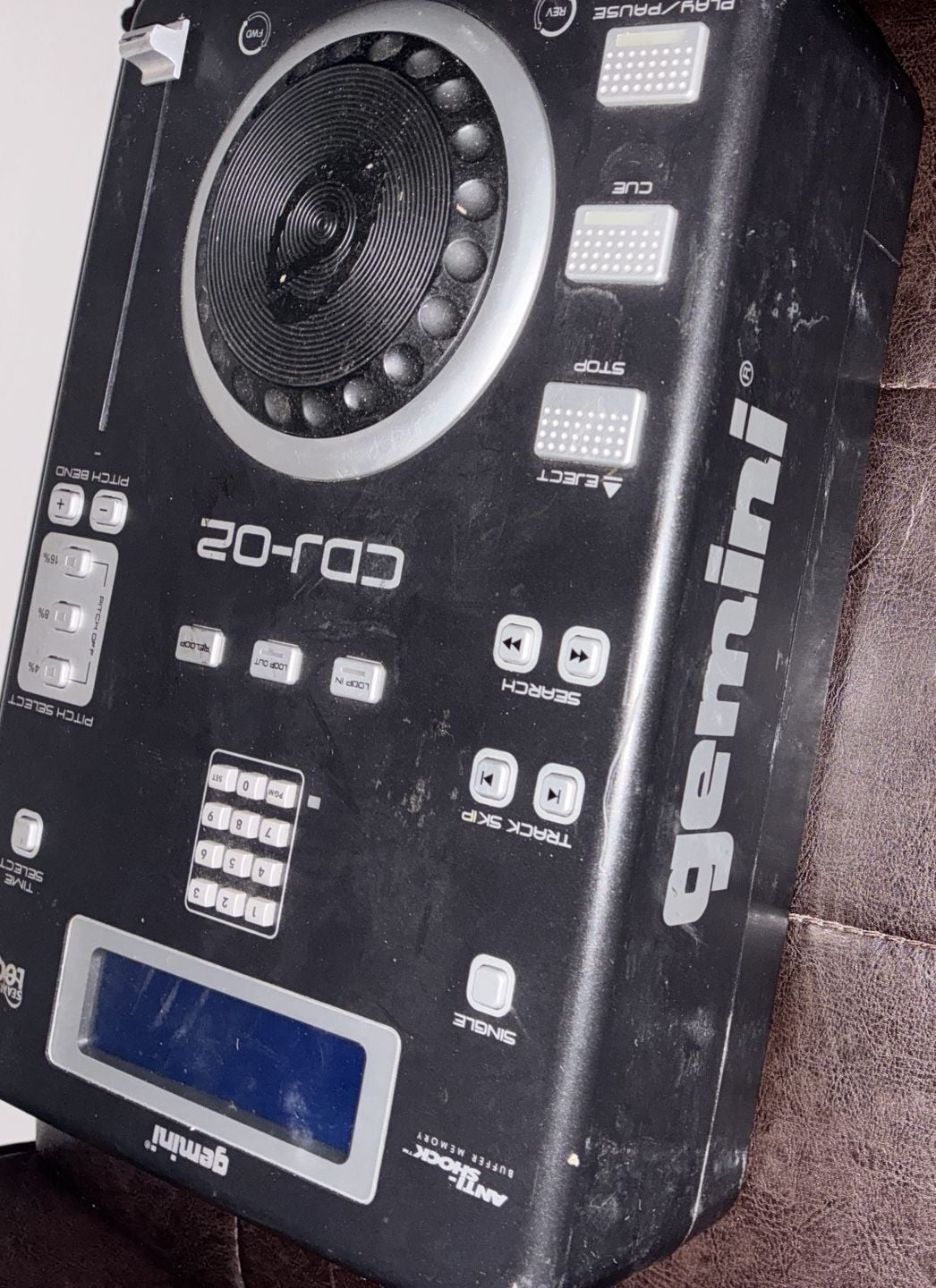 Gemini CDJ-02 Tabletop Professional CD Player DJ Deck 4