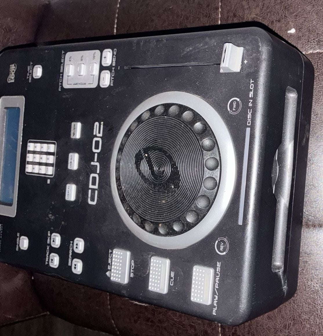 Gemini CDJ-02 Tabletop Professional CD Player DJ Deck 3