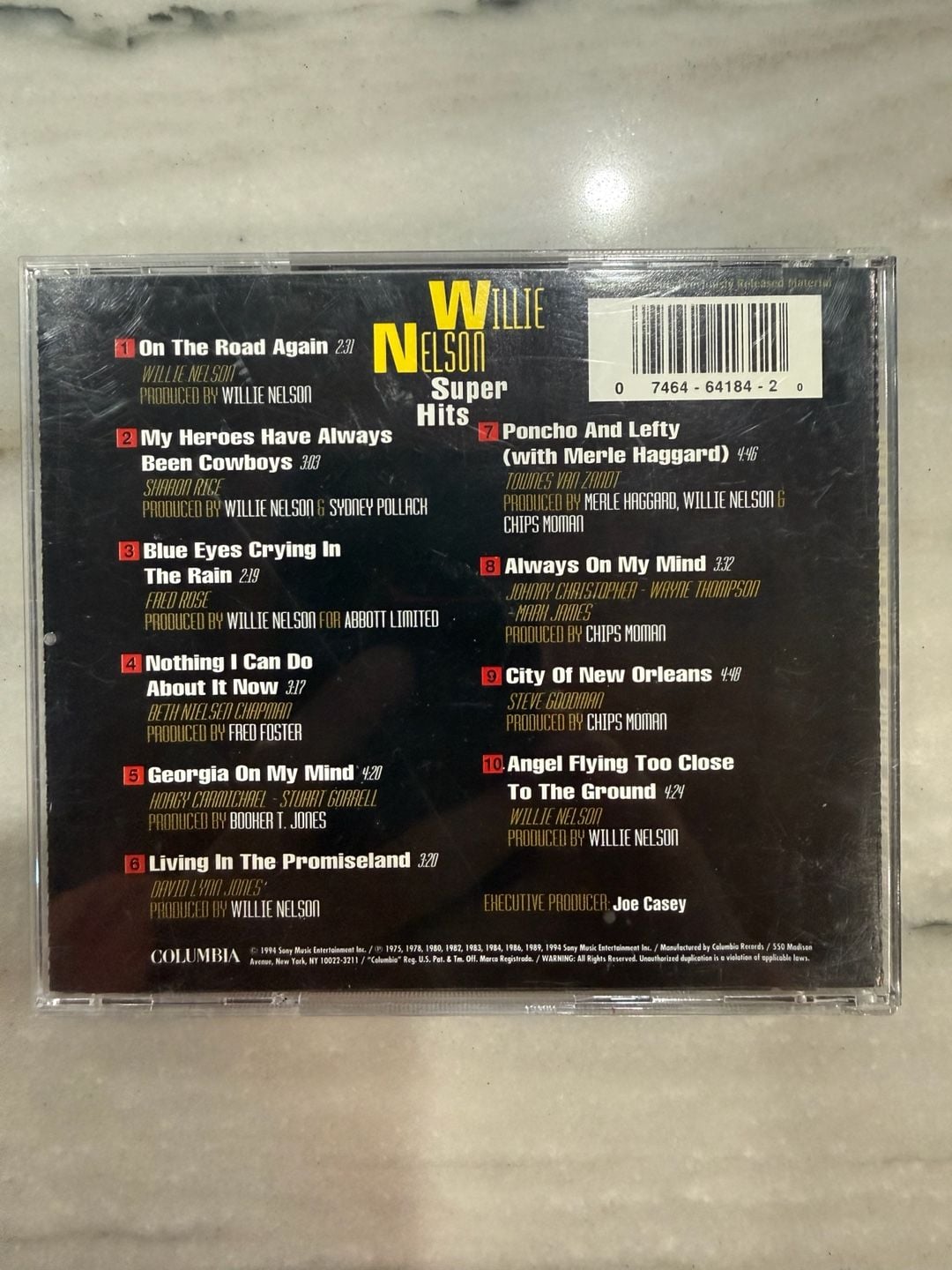 Willie Nelson Super Hits Audio CD 3