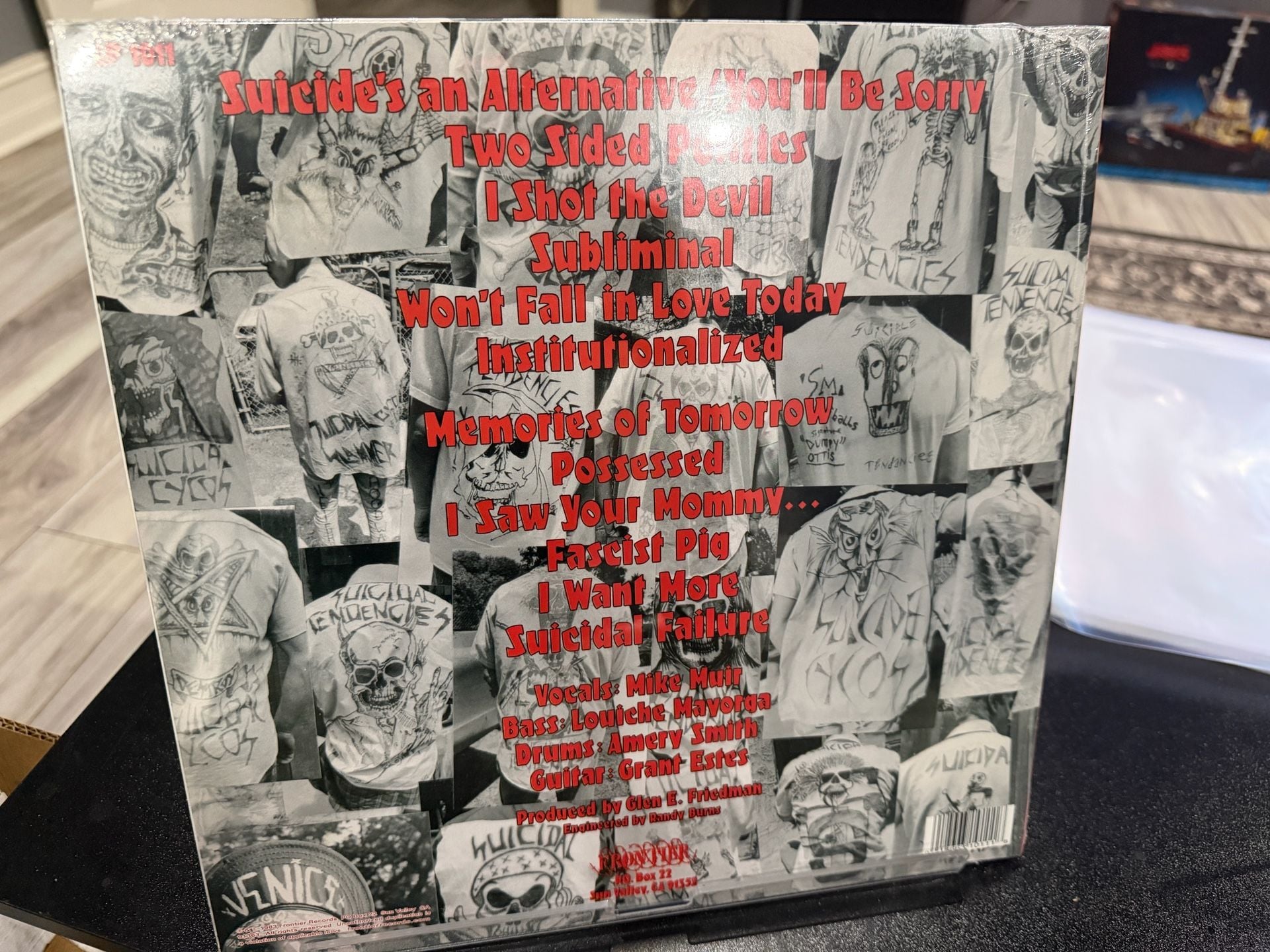 Suicidal Tendencies Self-Titled Debut Vinyl LP Record New Sealed 2