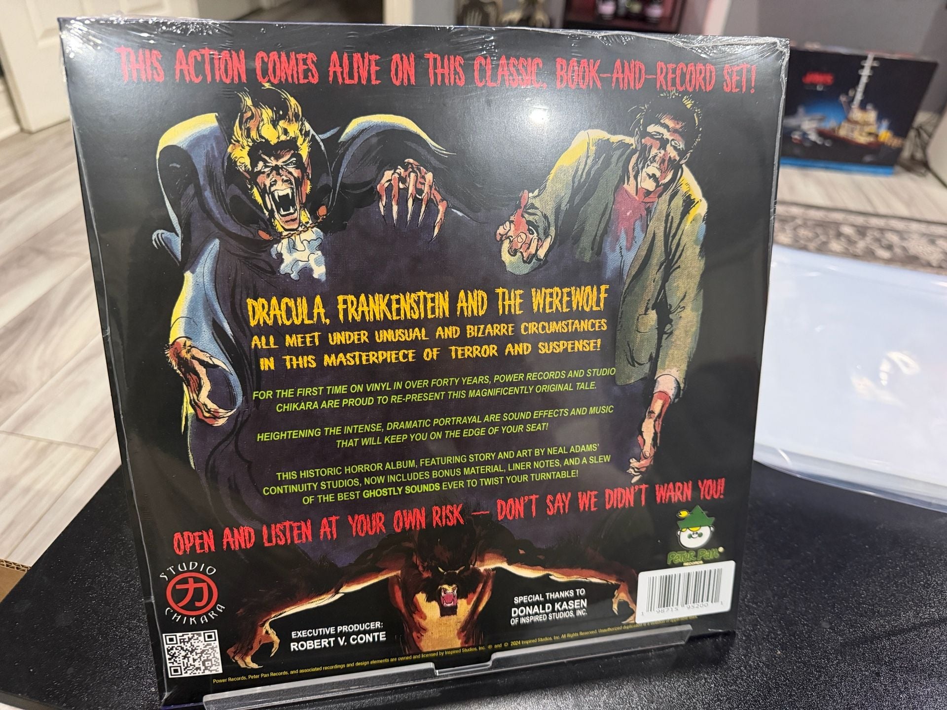 A Story of Dracula The Wolfman and Frankenstein Vinyl LP Neal Adams 2