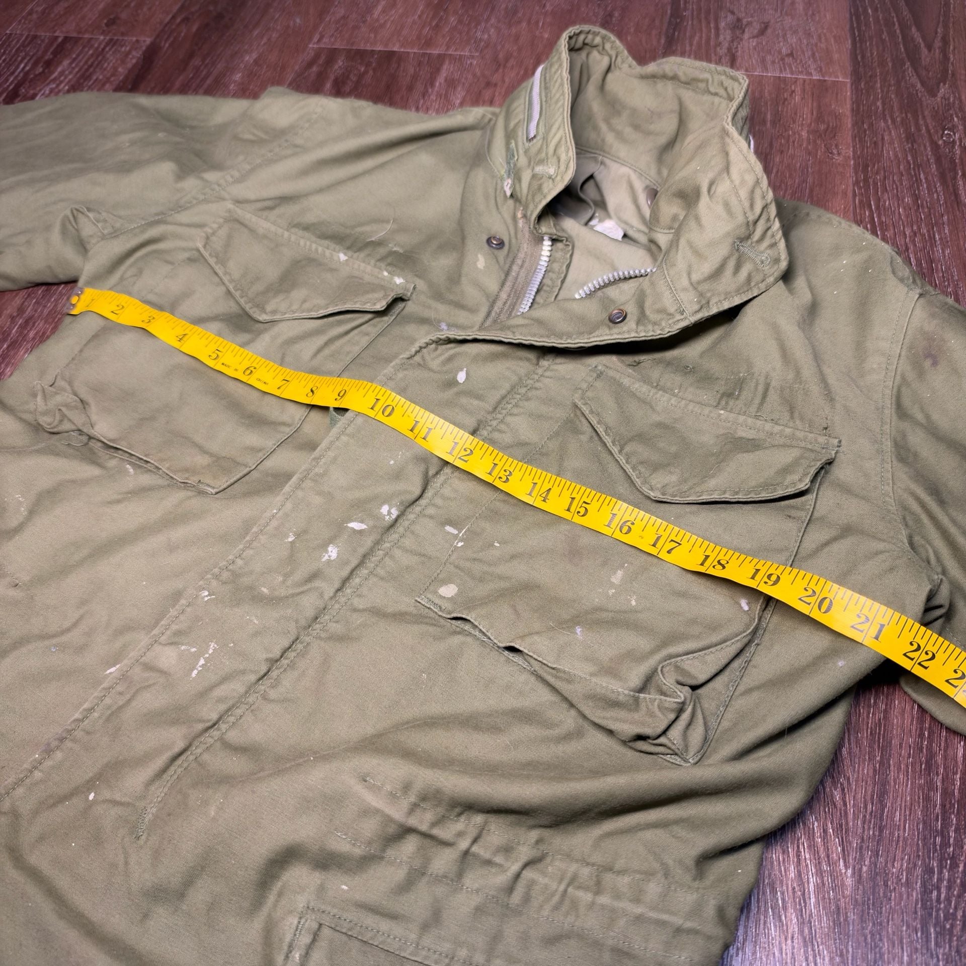 1960s US Military Aluminum Zip M-65 Field Jacket True Vintage Official 3