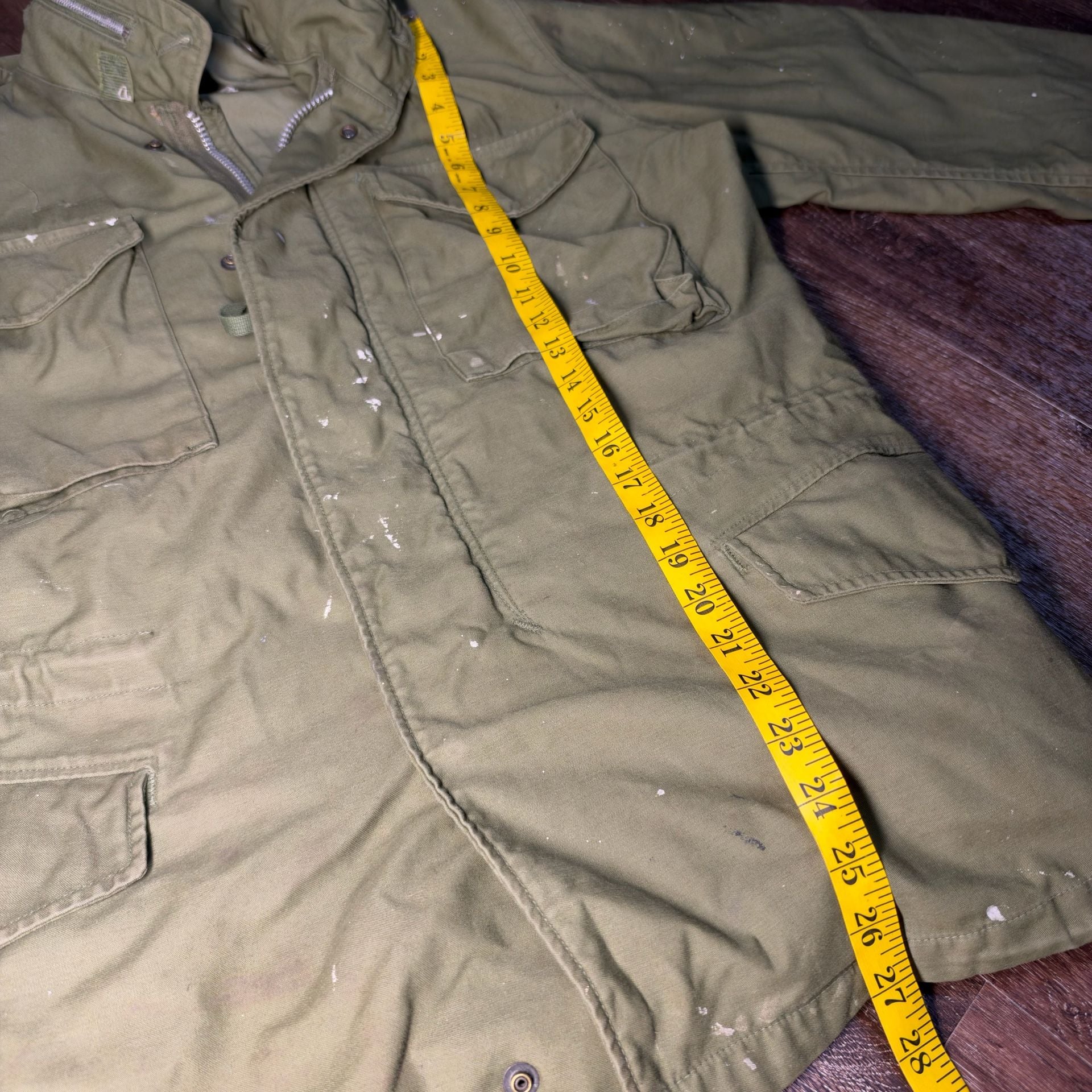 1960s US Military Aluminum Zip M-65 Field Jacket True Vintage Official 4