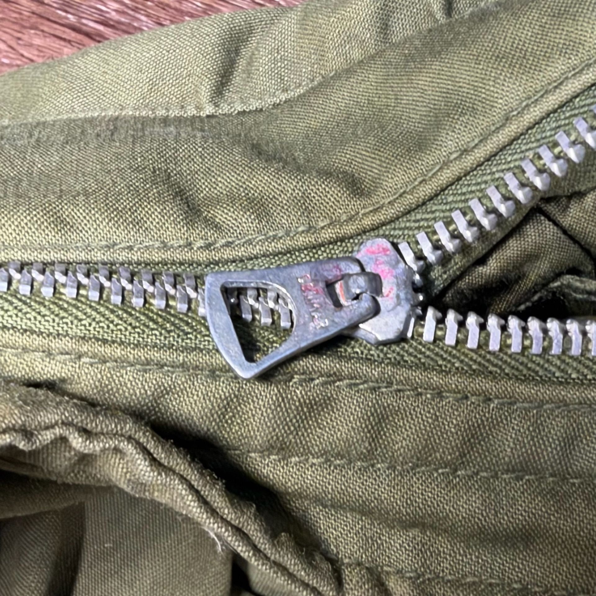 1960s US Military Aluminum Zip M-65 Field Jacket True Vintage Official 9