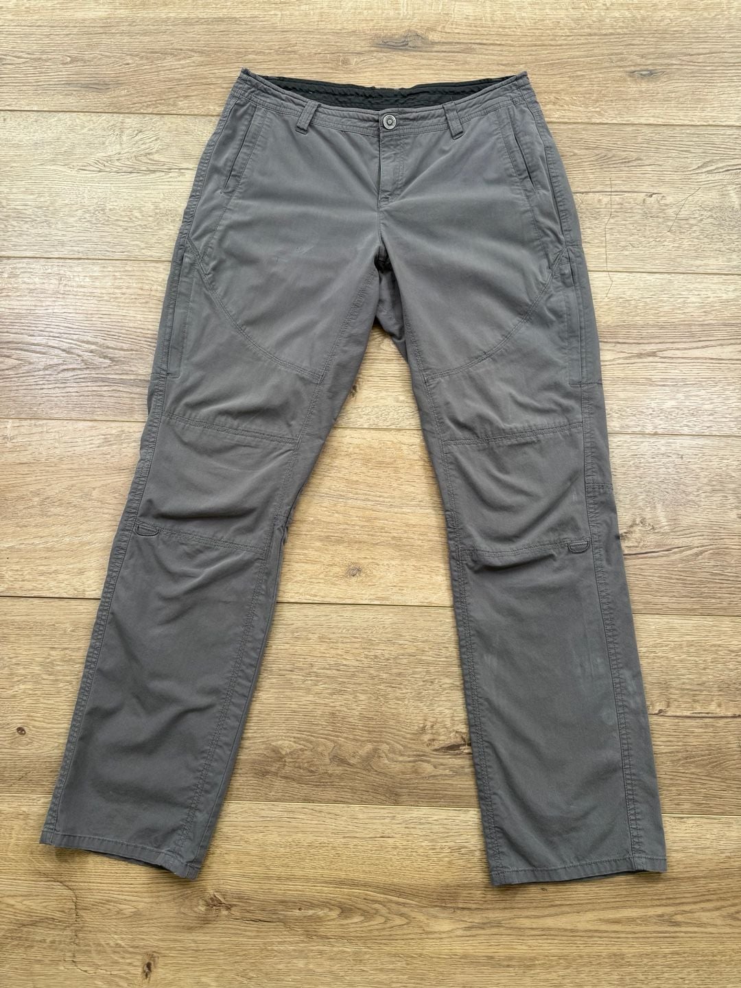 Kuhl Legendary Women’s Hiking Pants Gray Roll Up Size 12 Reg 3