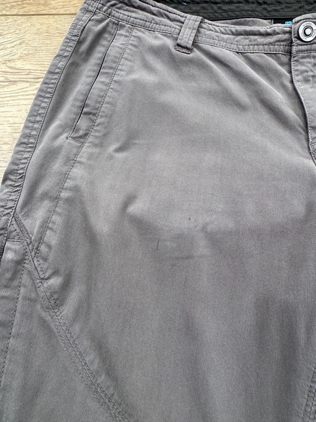 Kuhl Legendary Women’s Hiking Pants Gray Roll Up Size 12 Reg 11