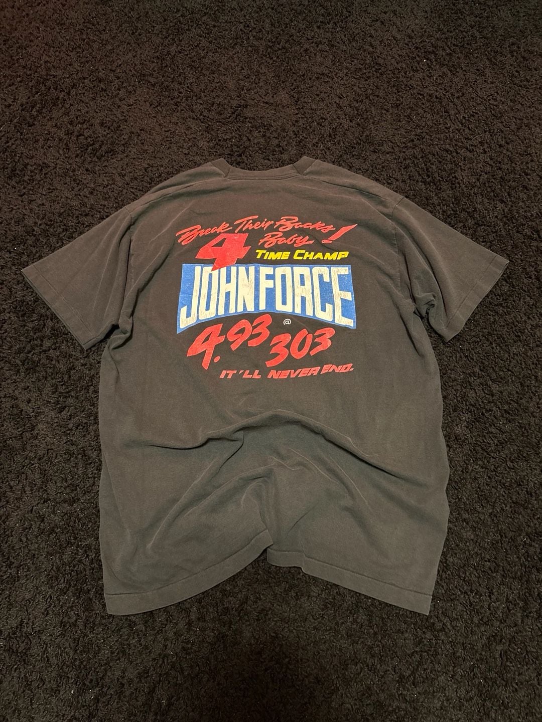 Vintage 1995 John Force Nightmare Tour Graphic T-Shirt
Men’s size XL 🕶️
Measurements are listed 👓
Send offers 📲📲
#Vintage #90s #Racing # Graphictshirts 3