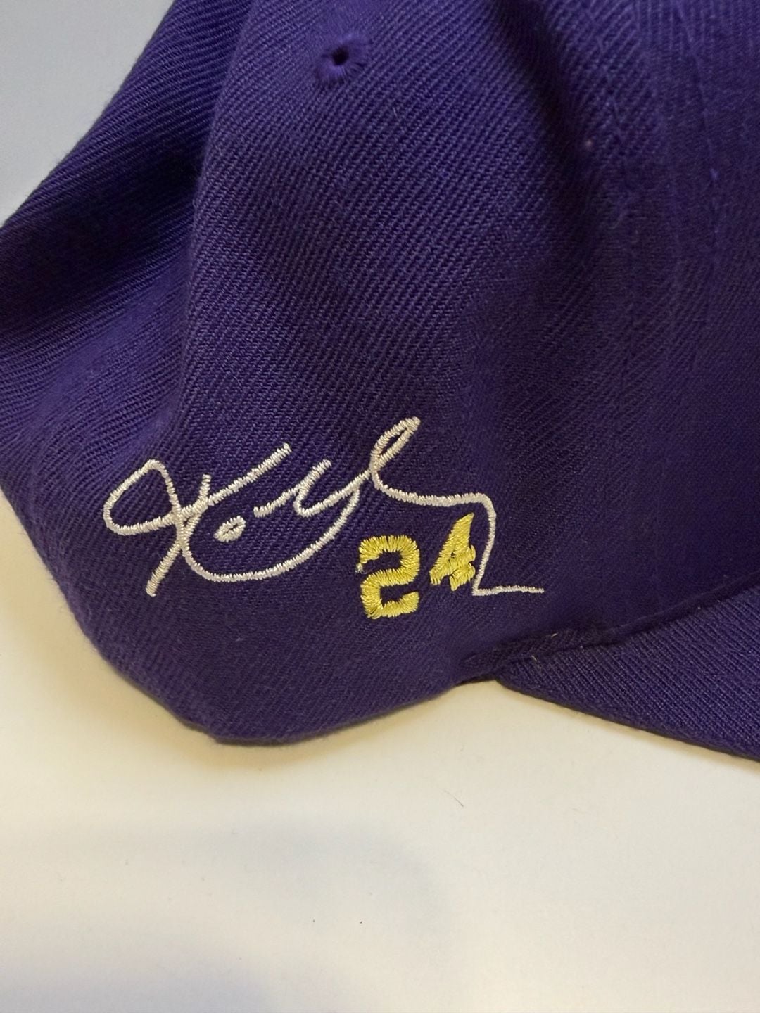 Mitchell & Ness Los Angeles Lakers Adjustable Fit Hat Purple 7