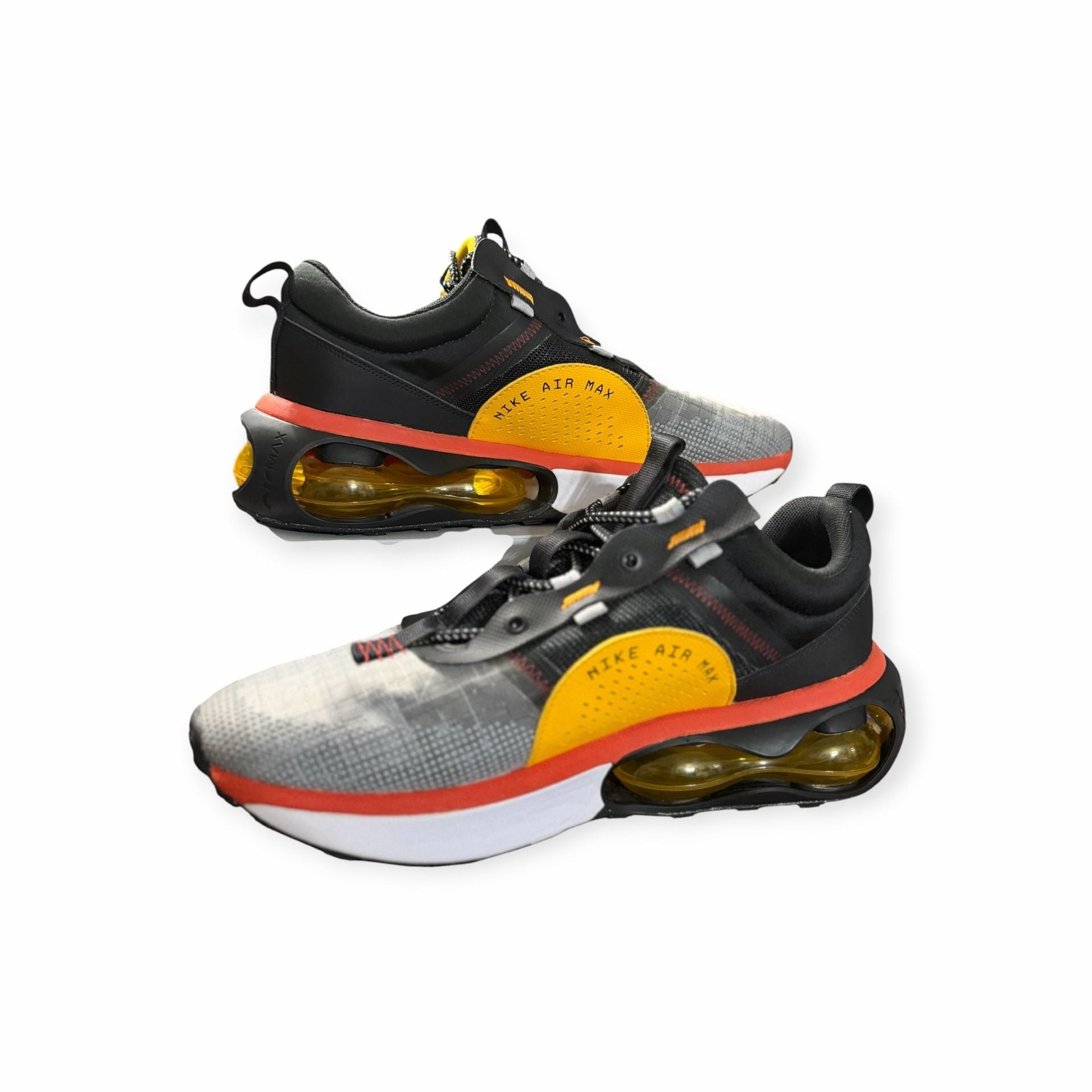 Nike Air Max 2021 Sneakers Grey Black Yellow Orange - 12M 3
