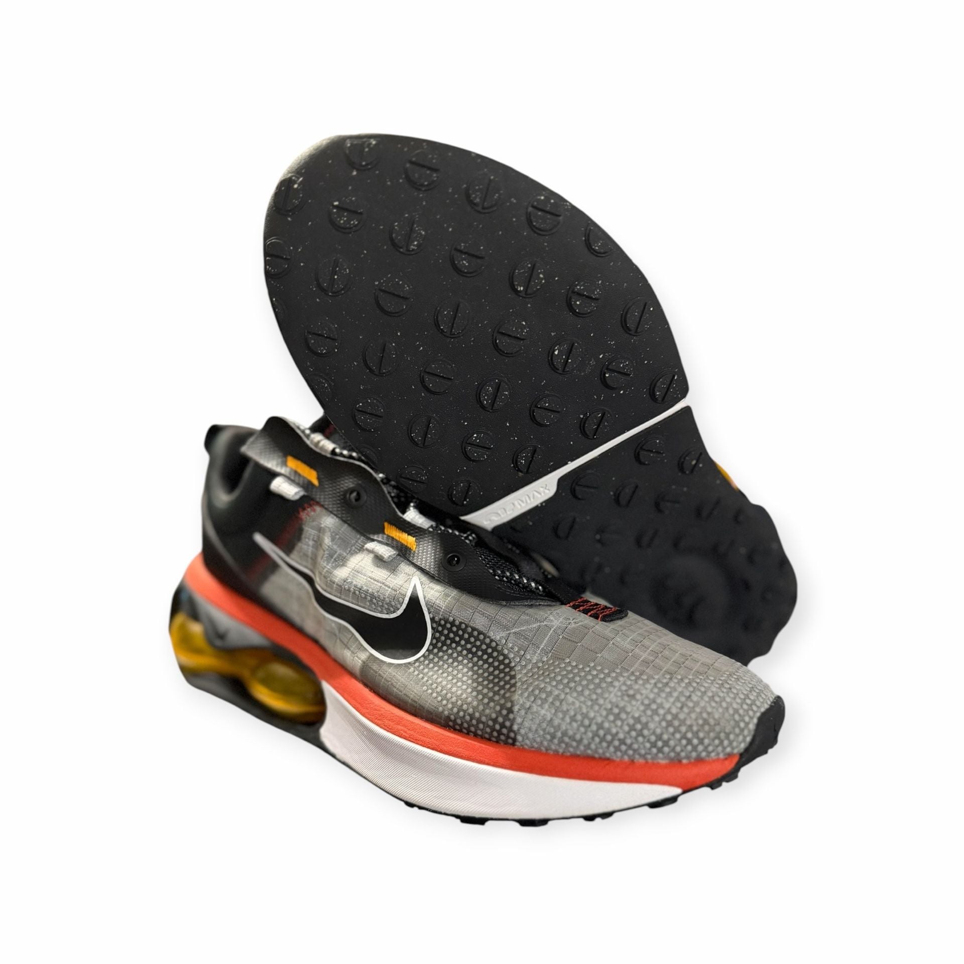 Nike Air Max 2021 Sneakers Grey Black Yellow Orange - 12M 6