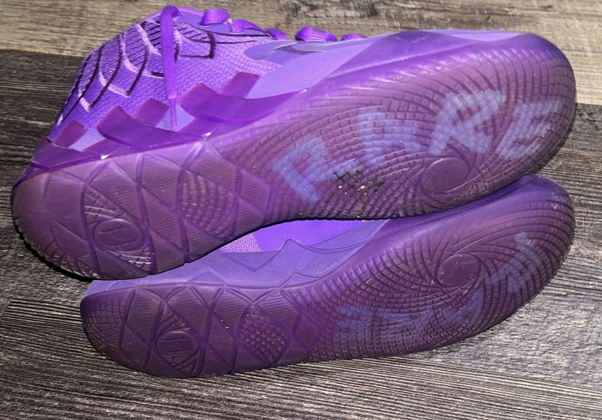 Puma MB.01 Size 10.5 Purple Electric Blue Not From Here Sneakers 5