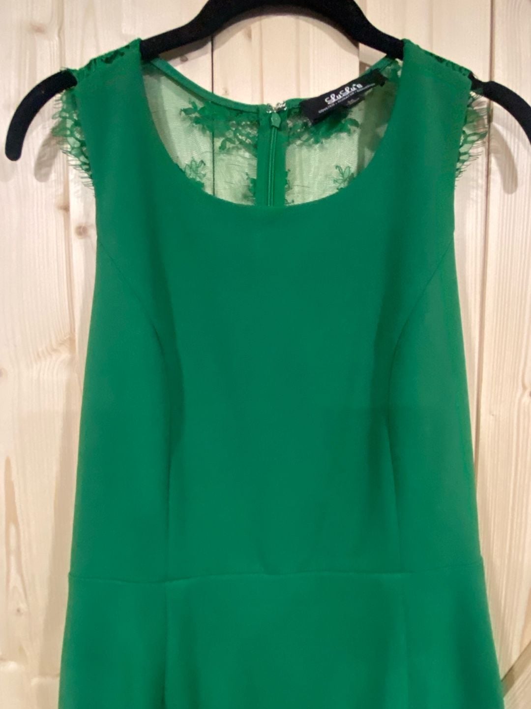 Lulus Green Lace Sheath Dress Size M 3