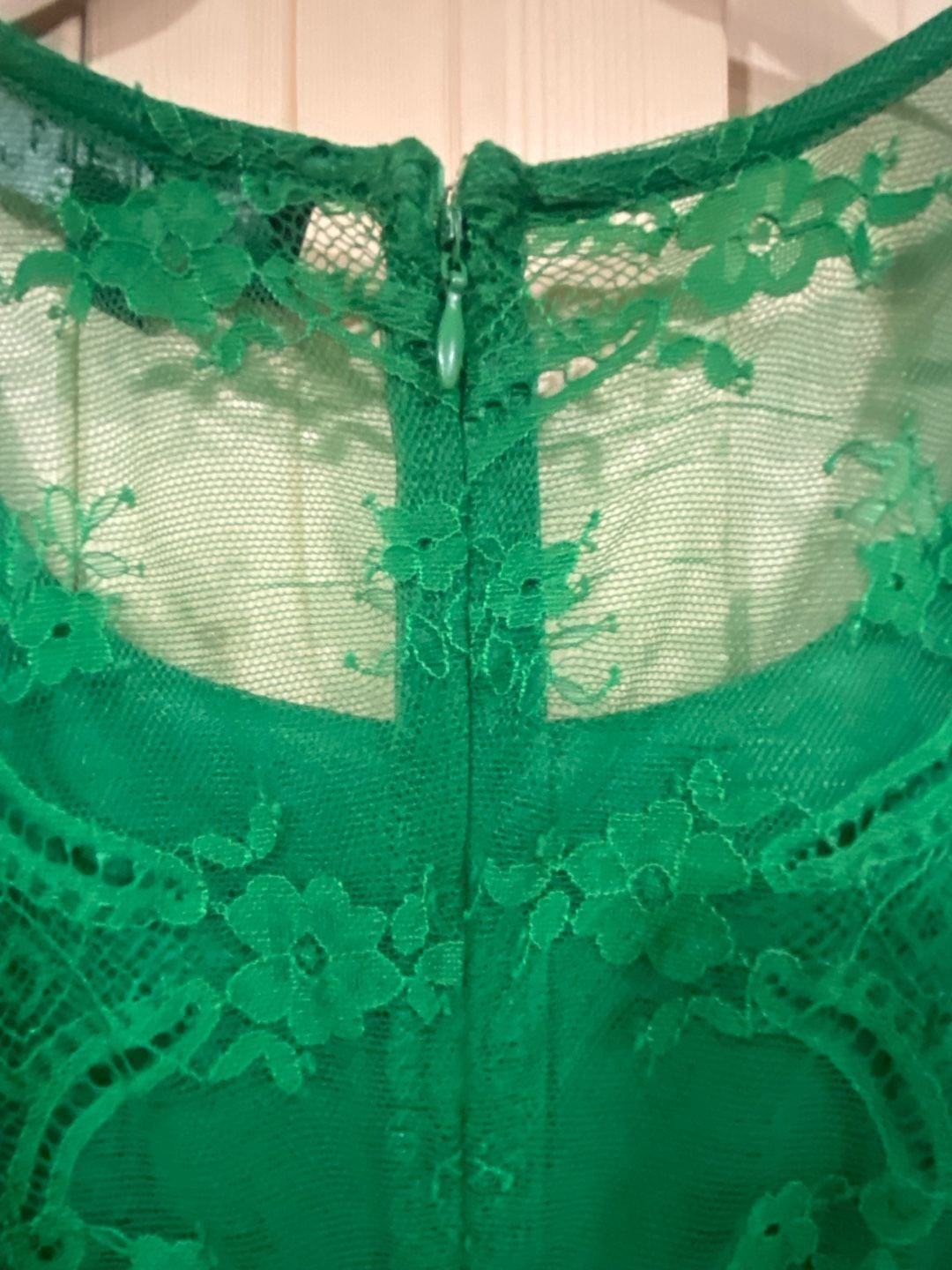 Lulus Green Lace Sheath Dress Size M 7