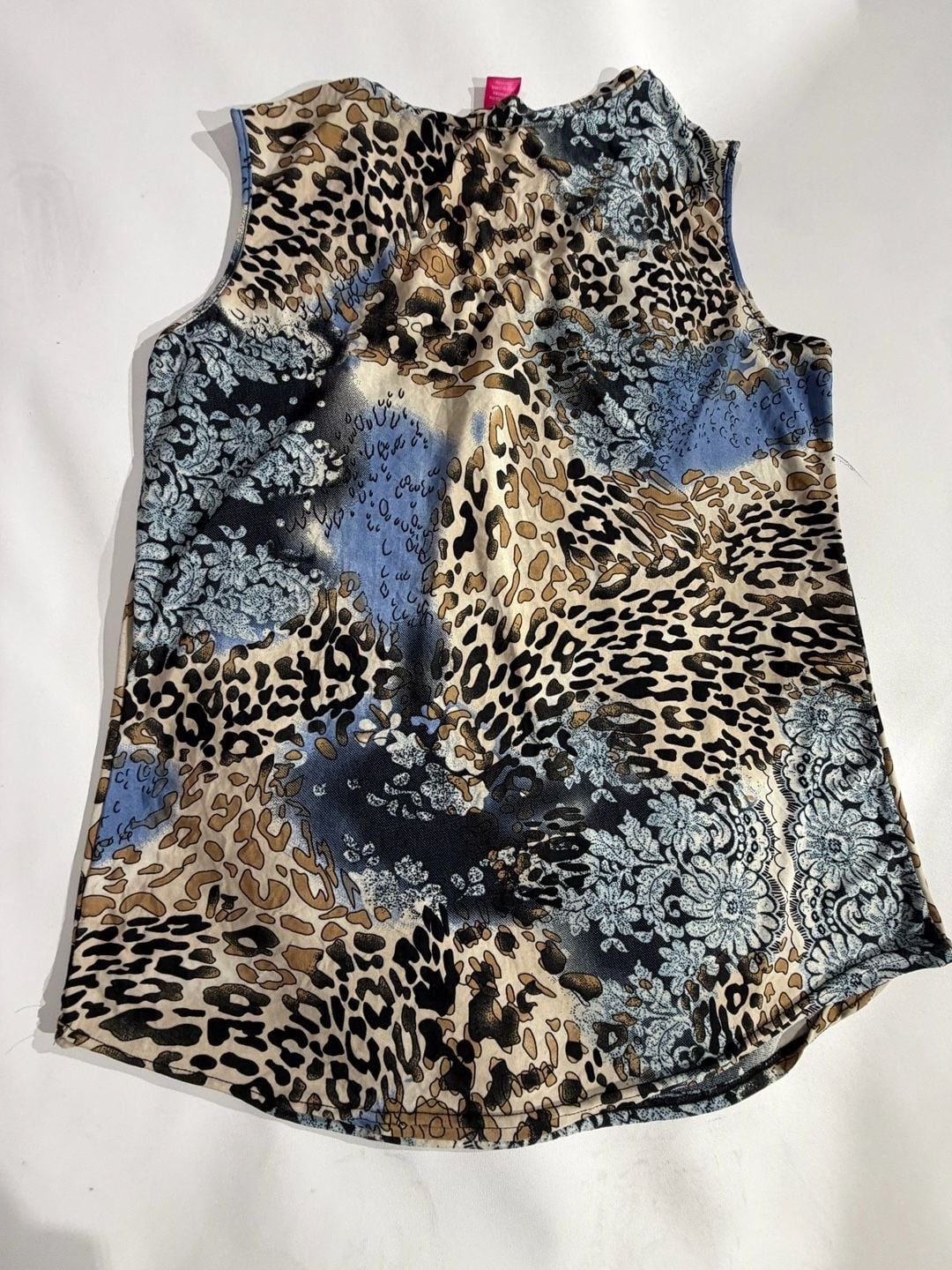 Prestige Edge Animal Paisley Print Sleeveless Top Size 1X 7
