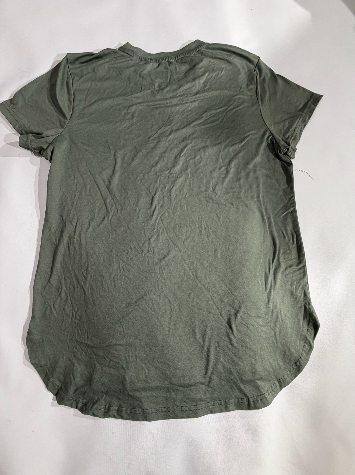 Aeropostale Sport Olive Green Gold Logo Graphic Tee Shirt XL 4