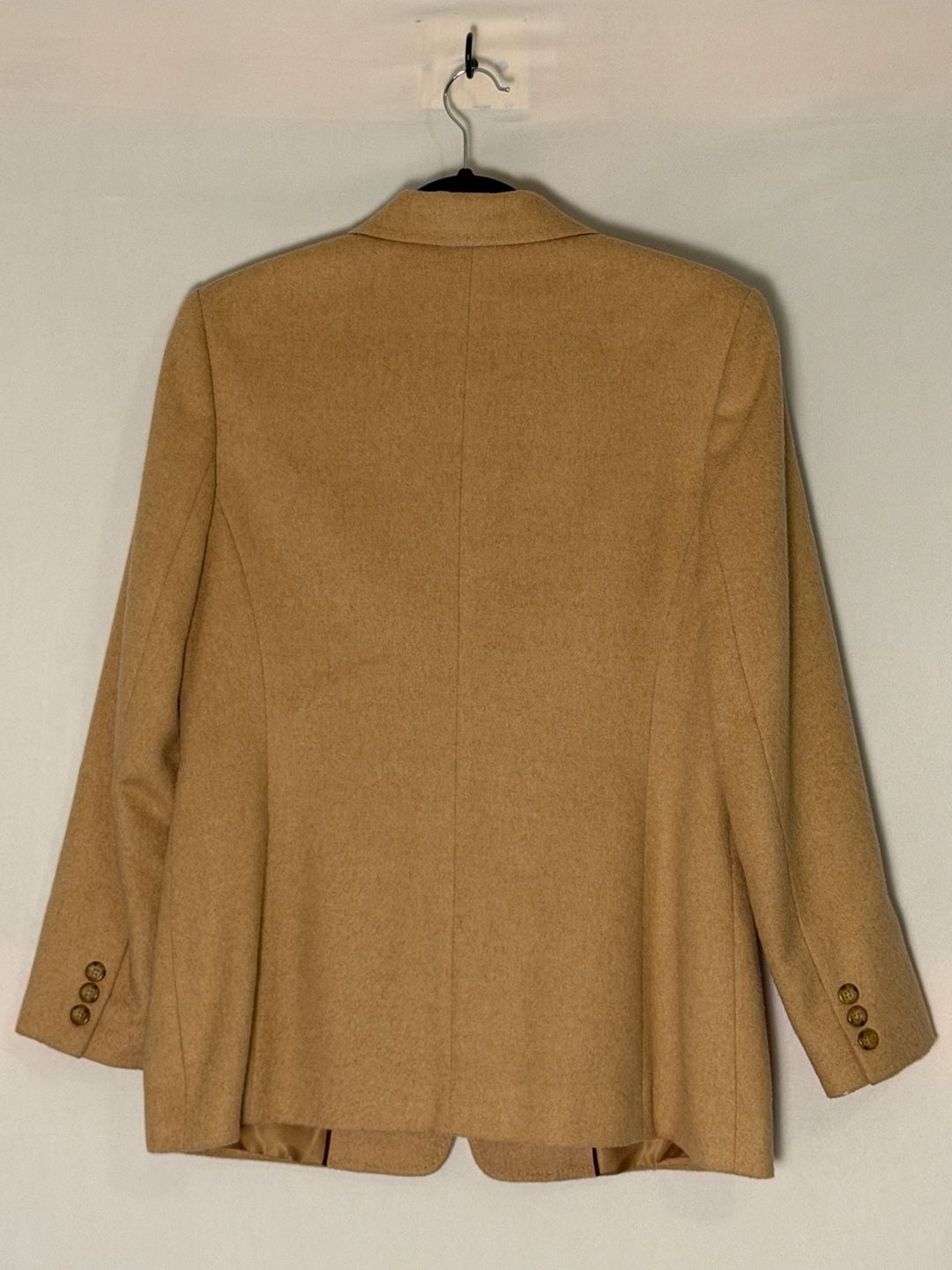 Vintage Talbots Petites Pure Camel Hair Jacket Blazor Size 8 3