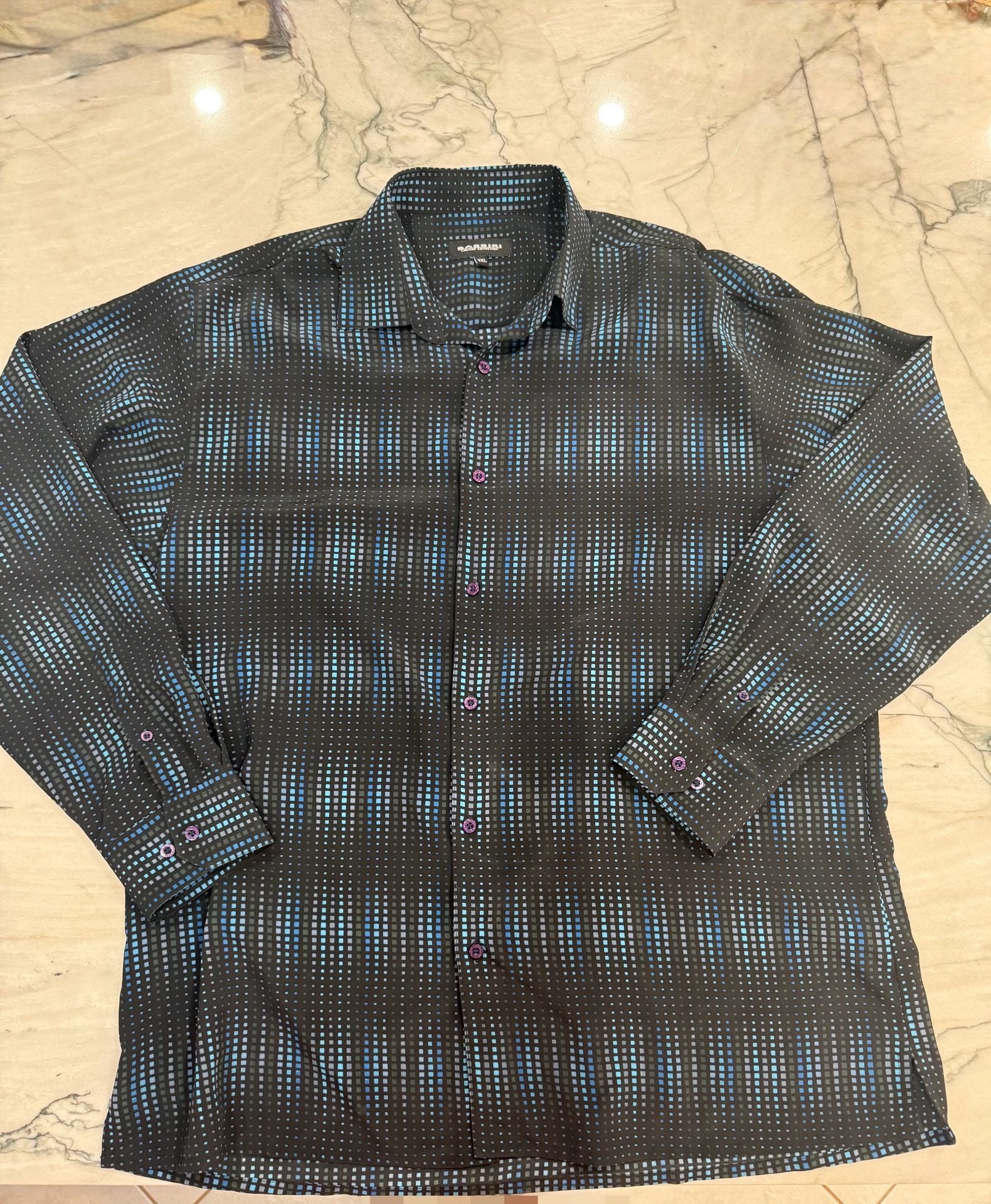 Bassiri Limited Collection Long Sleeve Button Up Shirt Size XXL 9