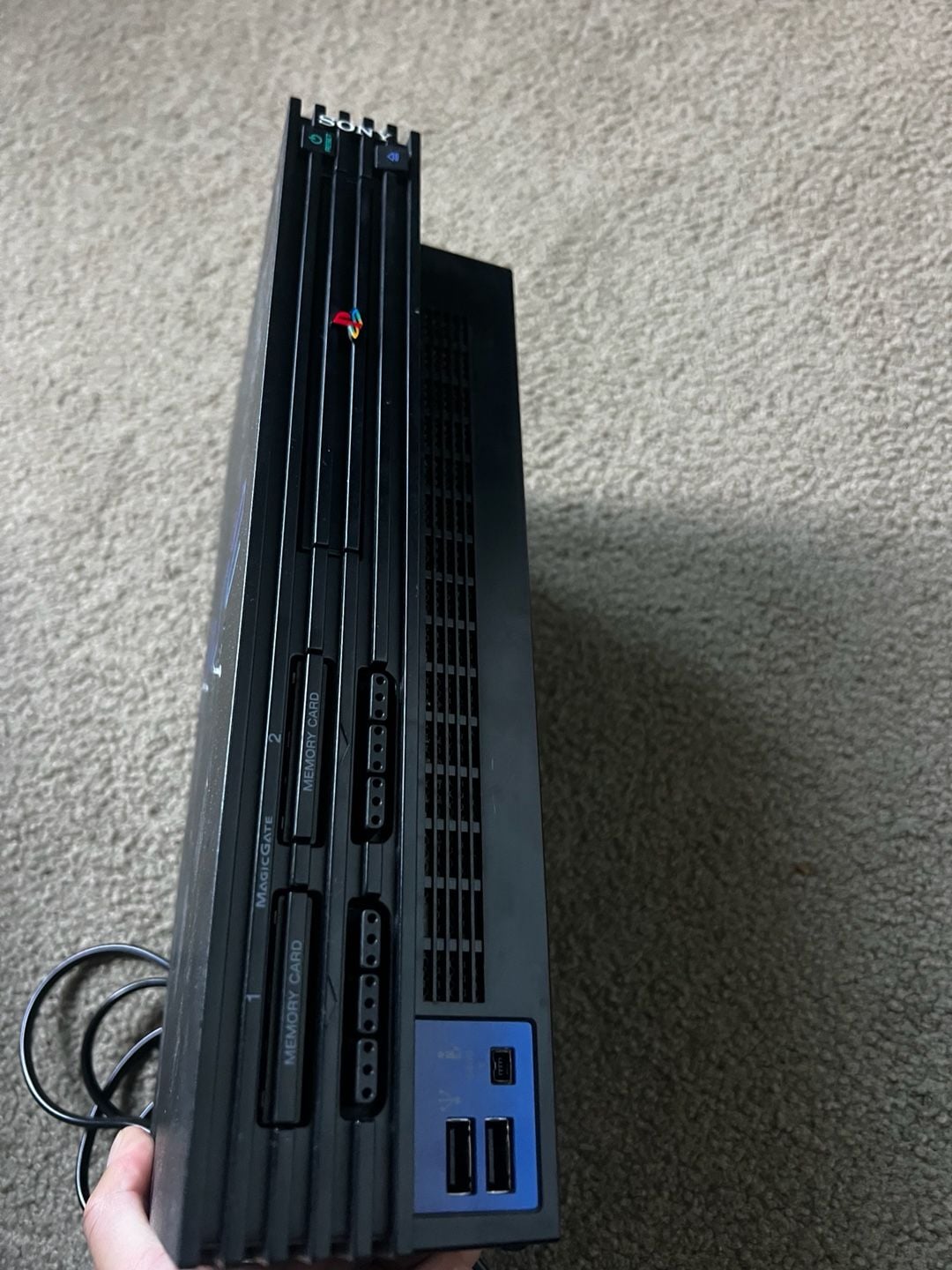 Sony PlayStation 2 Console System With Controller And Cables 4