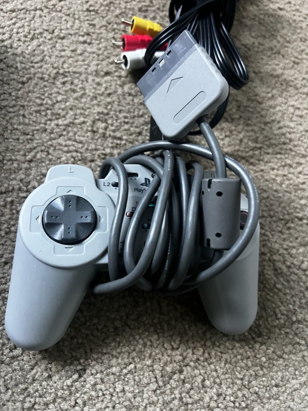Sony PlayStation 2 Console System With Controller And Cables 5