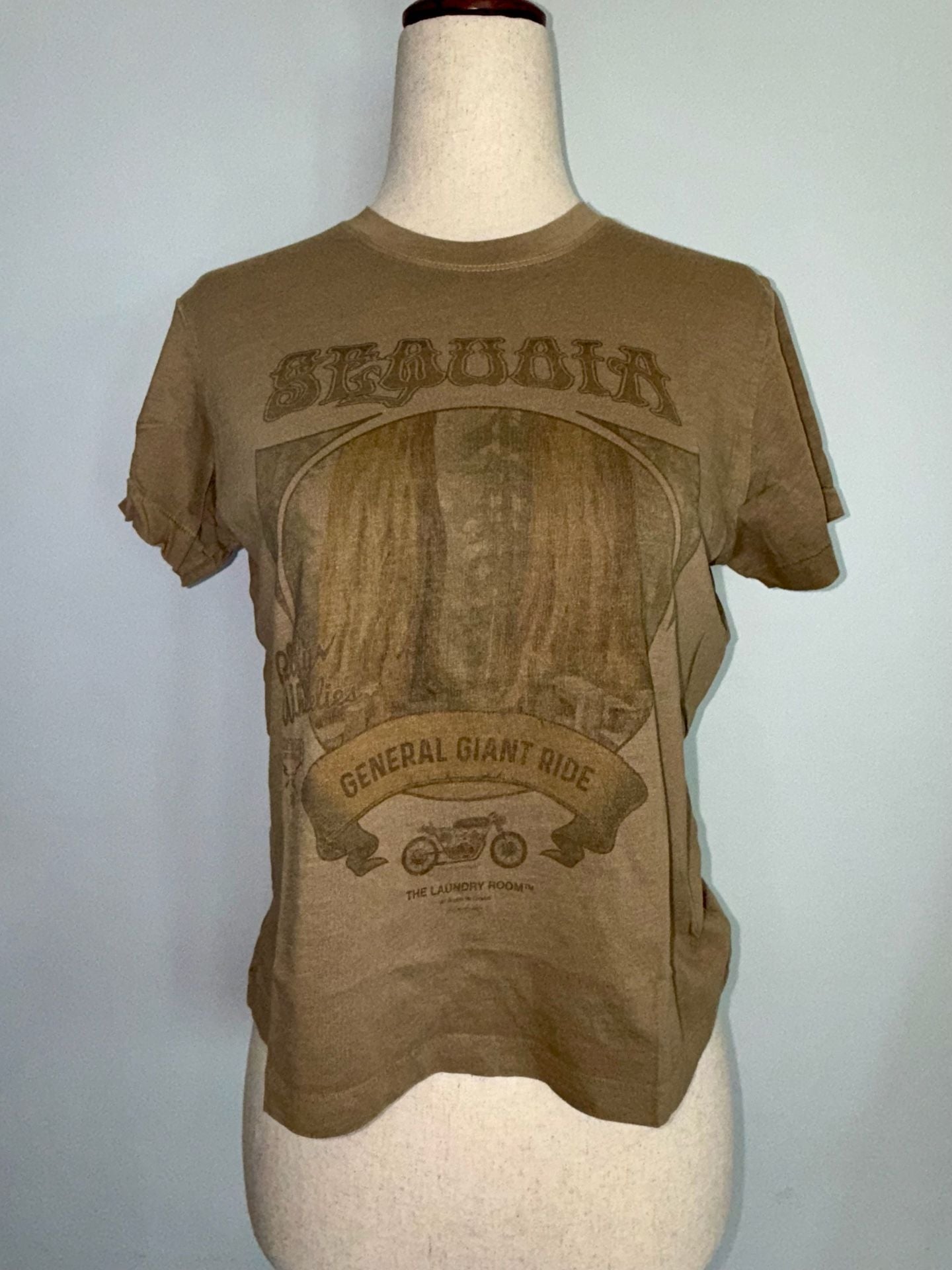 The Laundry Room Sequoia T-Shirt Size XS Brown Graphic Cotton Modal 2
